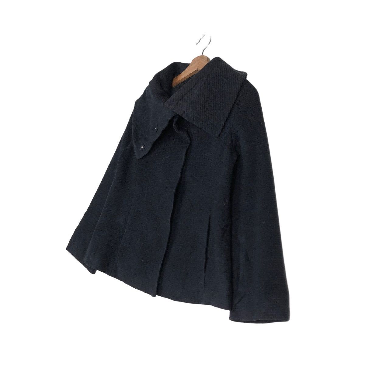 Japanese Brand 🔥Biker Cropped Wool Jacket Ined Japan Made Size US M / EU 48-50 / 2 - 2 Thumbnail