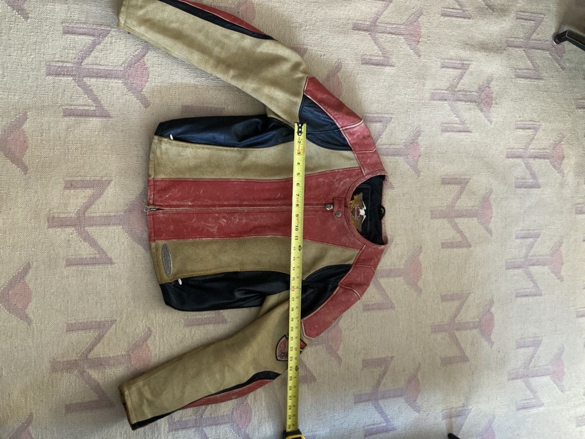 Harley Davidson × Vintage Vintage Harley Leather Riders Jacket RARE Size XL / US 12-14 / IT 48-50 - 5 Thumbnail