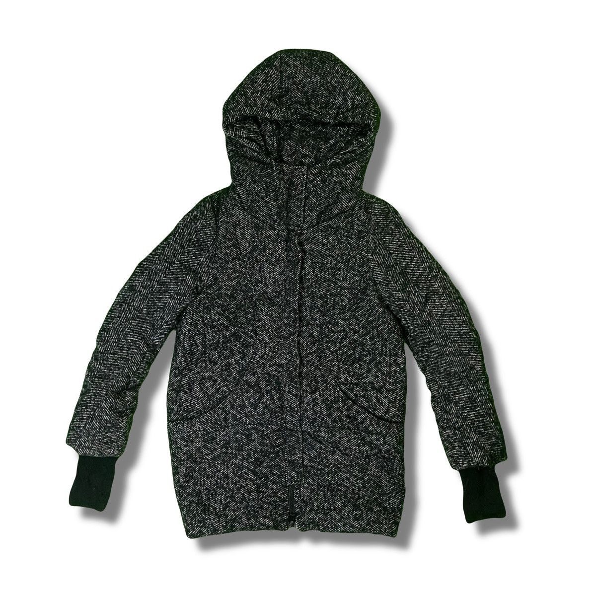 Japanese Brand SLY Japan Brand Tweed Hoodie Zip Up Size US M / EU 48-50 / 2 - 1 Thumbnail