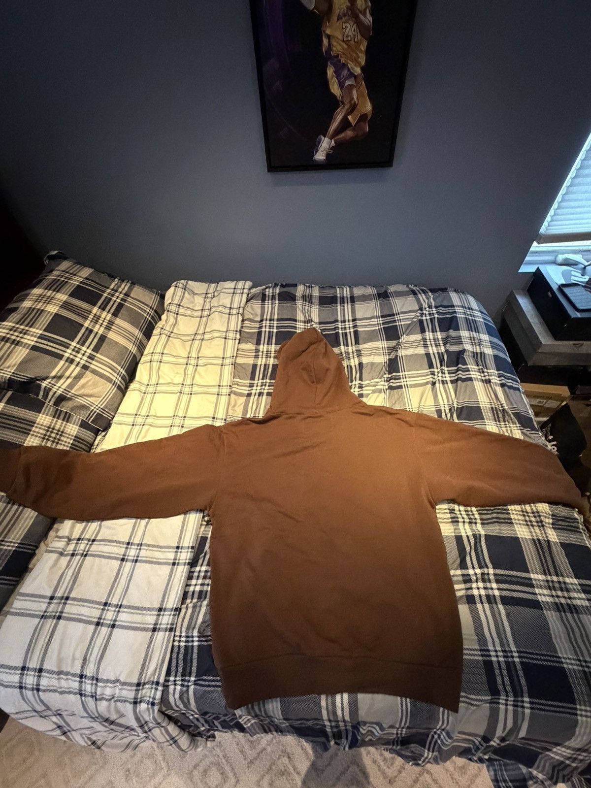Sp5der Brown Rhinestone Sp5der Hoodie Size US M / EU 48-50 / 2 - 3 Thumbnail
