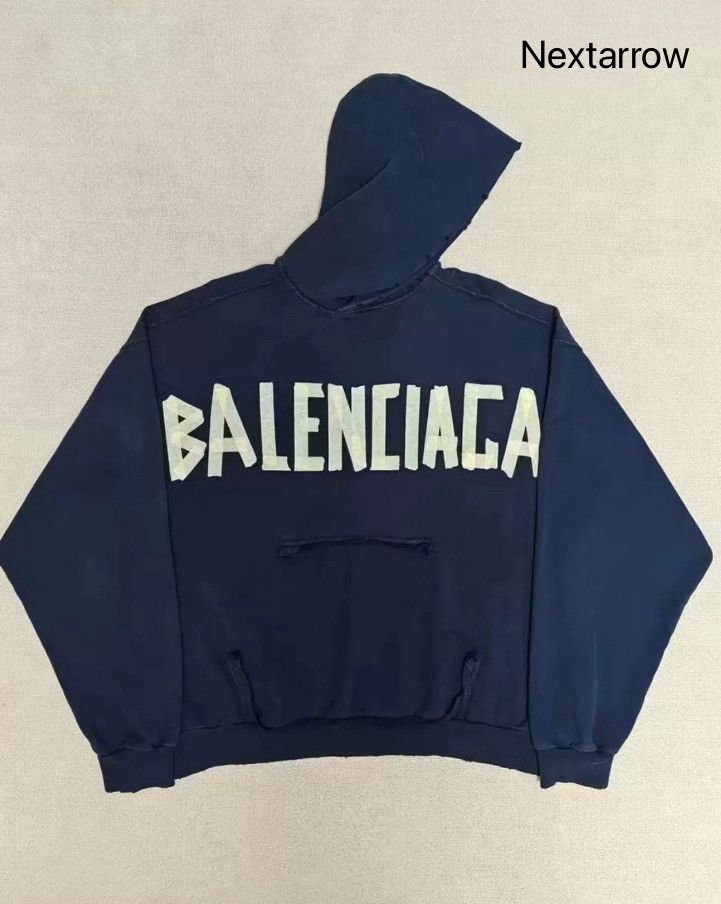 Balenciaga Balenciaga 23SS paper hoodie2412-Nextarrow Size US S / EU 44-46 / 1 - 2 Thumbnail