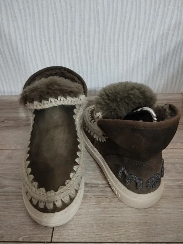 Mou Mou Eskimo Bold Glitter Logo size 38 snow boots Size US 8 / IT 38 - 4 Thumbnail