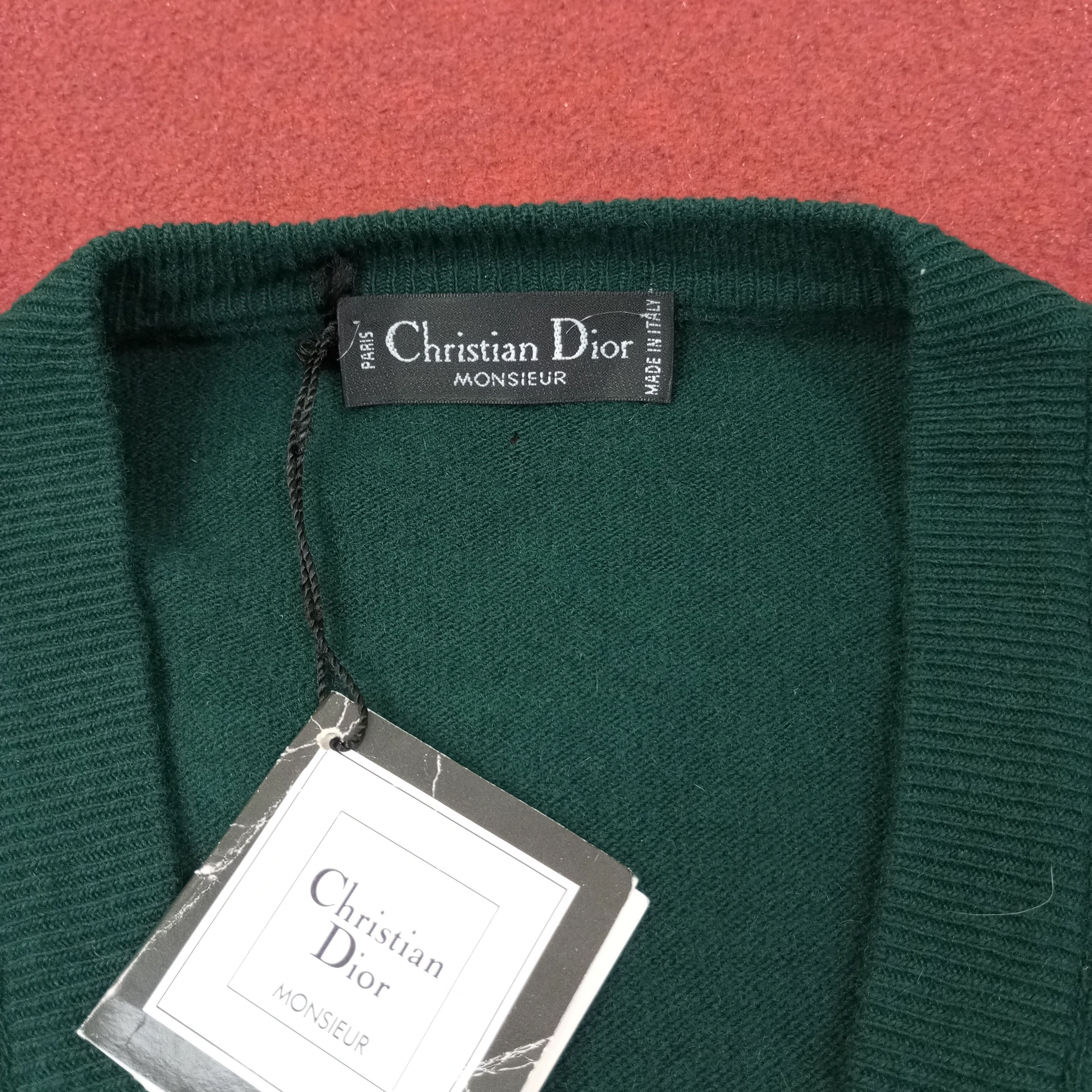 Christian Dior Monsieur Christian Dior Monsieur Fashion Sweater Knitwear c242n21 Size US L / EU 52-54 / 3 - 3 Thumbnail