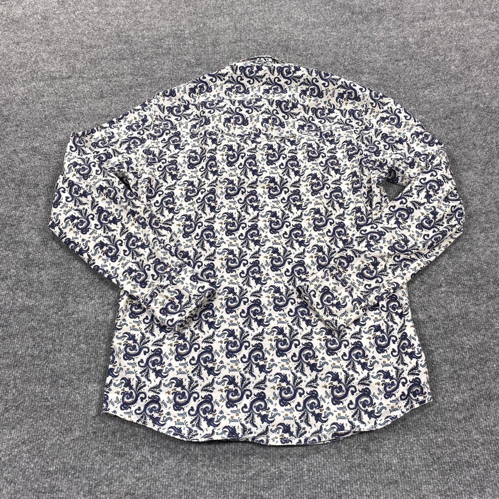 Wrangler Wrangler 20X Shirt Mens Small White Paisley Long Sleeve Western Snap Stretch Shirt Mens Small White Paisley Long Sleeve Western Snap Stretch Size US S / EU 44-46 / 1 - 5 Thumbnail