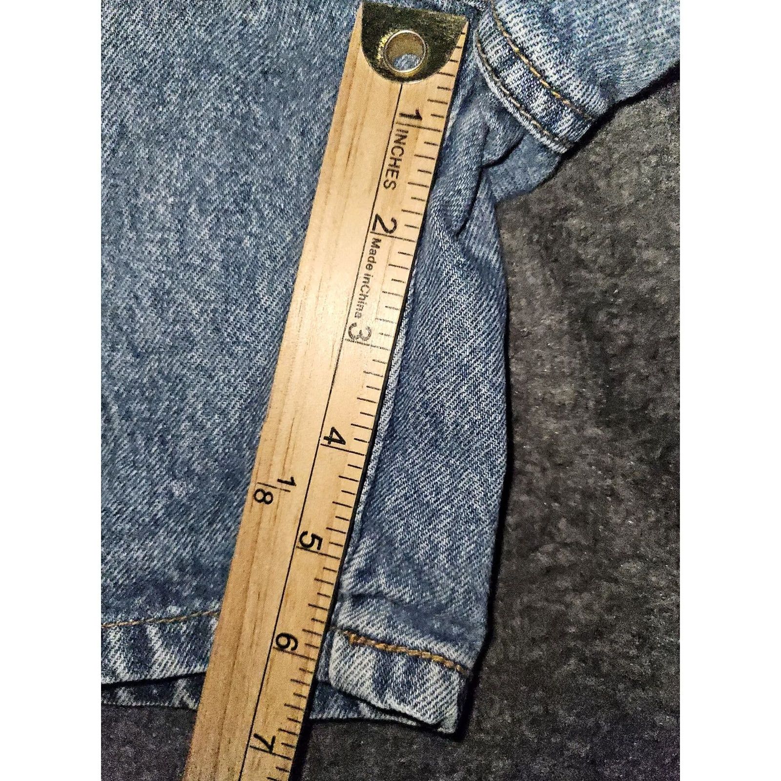 Vintage VINTAGE Outlaw Denim Shorts Womens 7 Blue High Waist Bermuda 90s Made USA Blue Jeans Shorts Womens Retro 90s Size 28" / US 6 / IT 42 - 3 Thumbnail