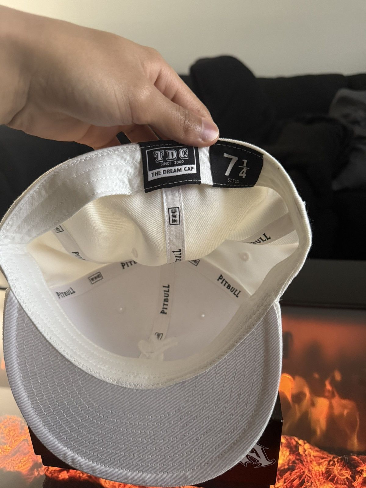 Playboi Carti YVL White on White New Era Logo 7 1/4 Size ONE SIZE - 6 Thumbnail