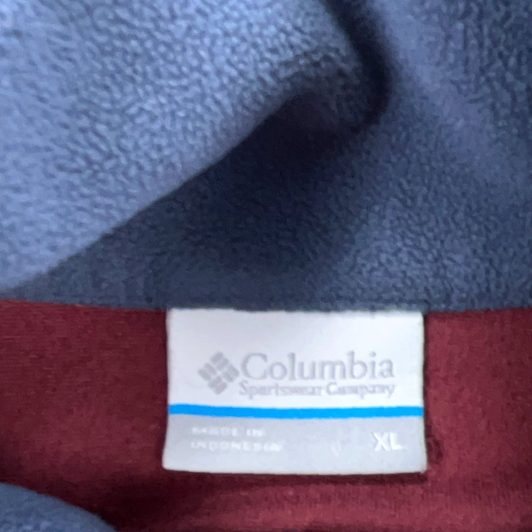 Pinko Columbia Sweater Women XL Maroon Pink Pullover 1/4 Zip Fleece Jacket Raglan Sleeve Mock Neck Size XL / US 12-14 / IT 48-50 - 5 Thumbnail
