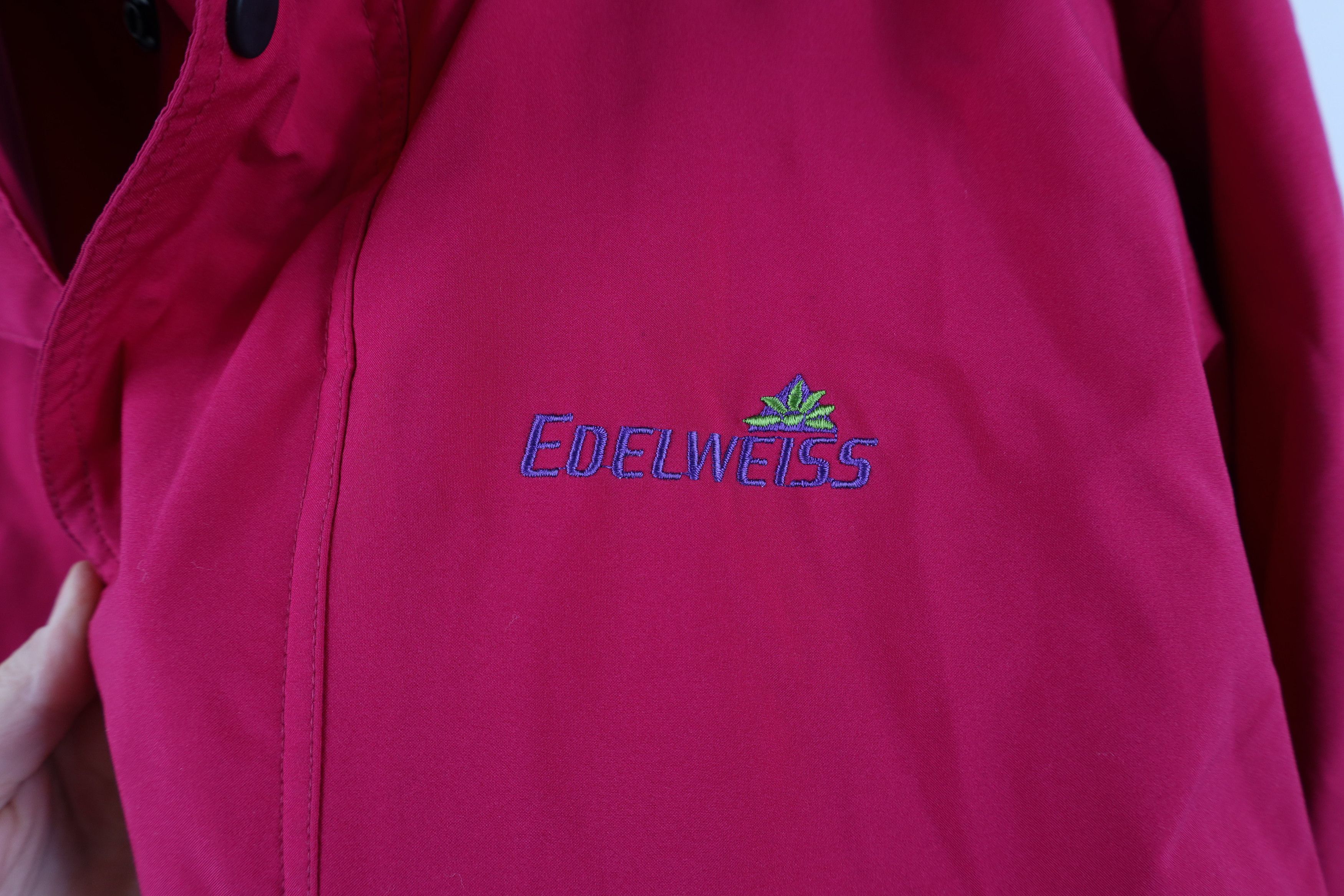 Vintage Vintage 90s Streetwear Goretex Hooded Rain Jacket Pink Size XL / US 12-14 / IT 48-50 - 4 Thumbnail