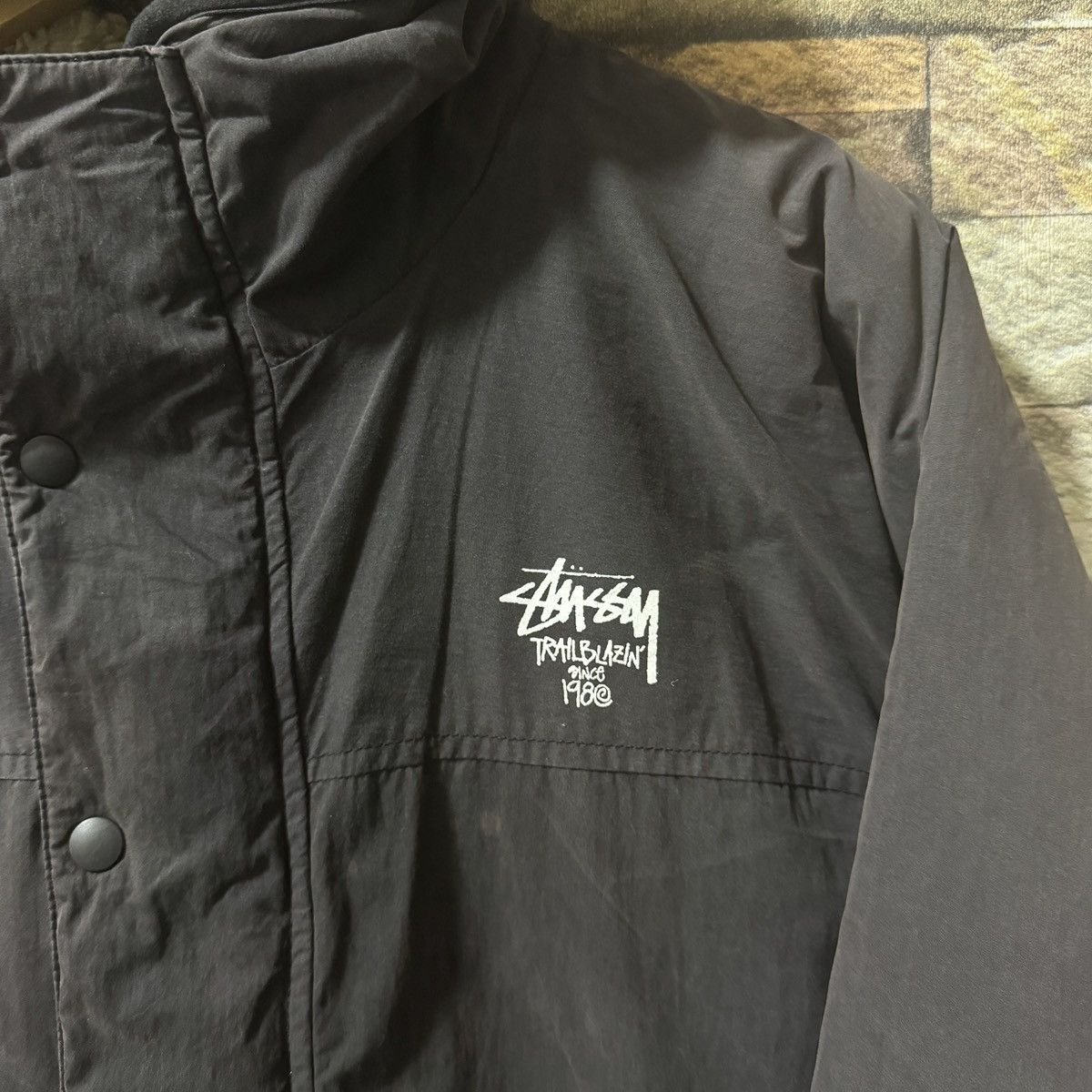 Stussy × Vintage Vintage Stussy Reversible Fleece Jacket Size US L / EU 52-54 / 3 - 2 Thumbnail