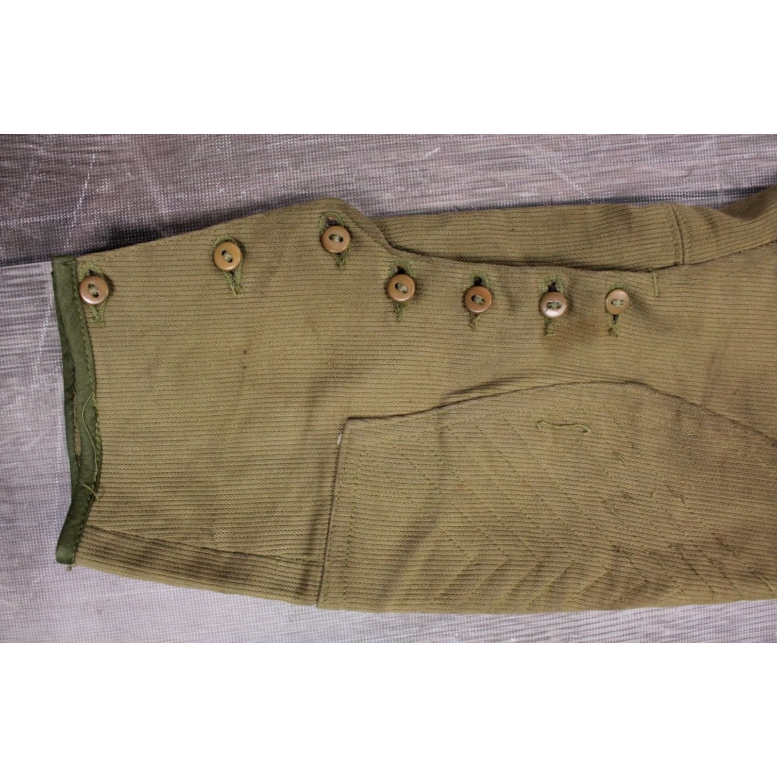 Olive VINTAGE 1920s 1930s Olive Green Breeches Pants Sz 32x24 20s 30s Mens Size US 32 / EU 48 - 4 Thumbnail