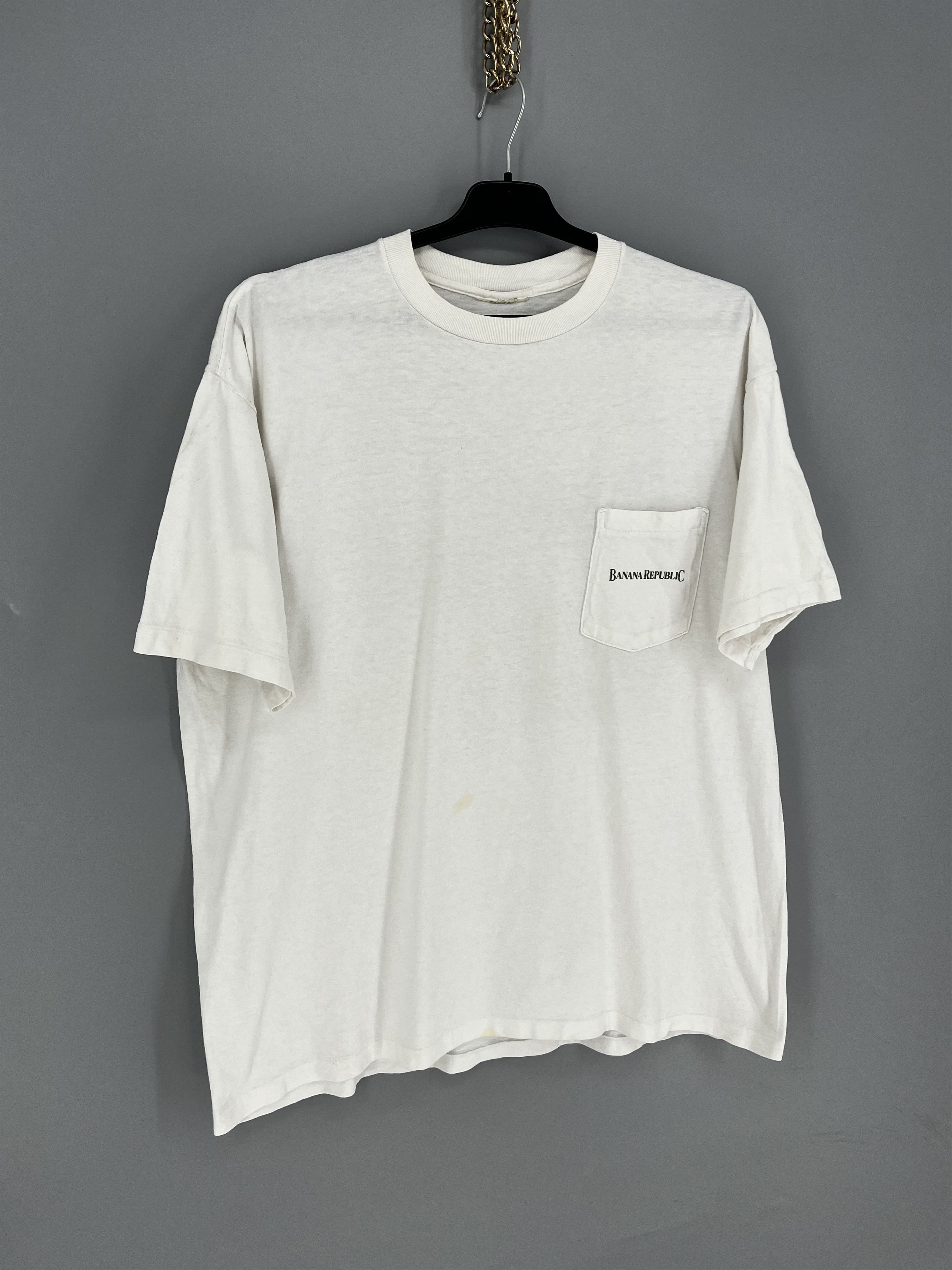Banana Republic Vintage 1990s Banana Republic Safari Travel Graphic T-shirt Size US XL / EU 56 / 4 - 3 Thumbnail