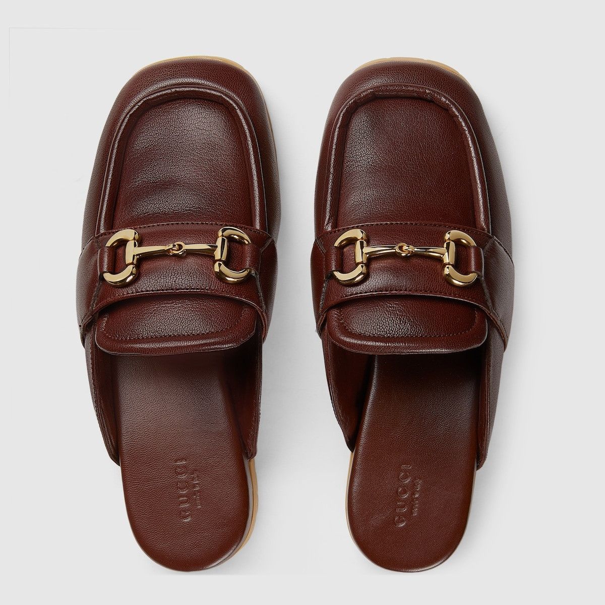 Gucci o1mt1gz0825 Men's Mule With Horsebit in Brown Size US 9 / EU 42 - 5 Thumbnail