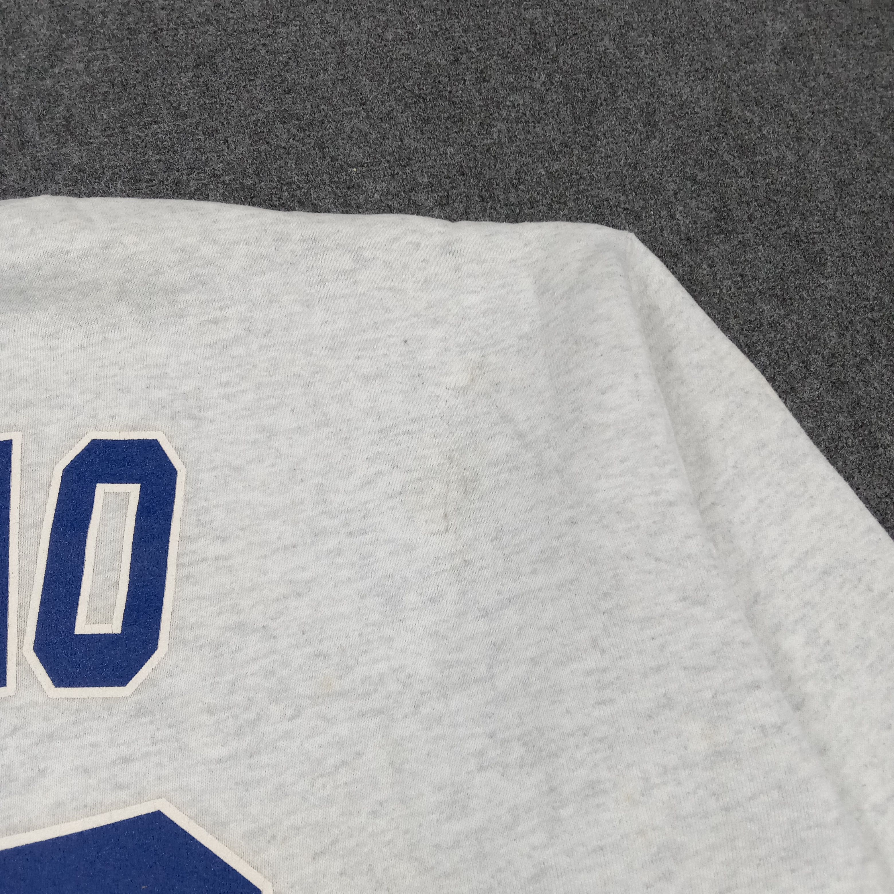 MLB Vintage 90's Nutmeg Dodgers Nomo Baseball Sweatshirt C282N14 Size US XL / EU 56 / 4 - 8 Thumbnail
