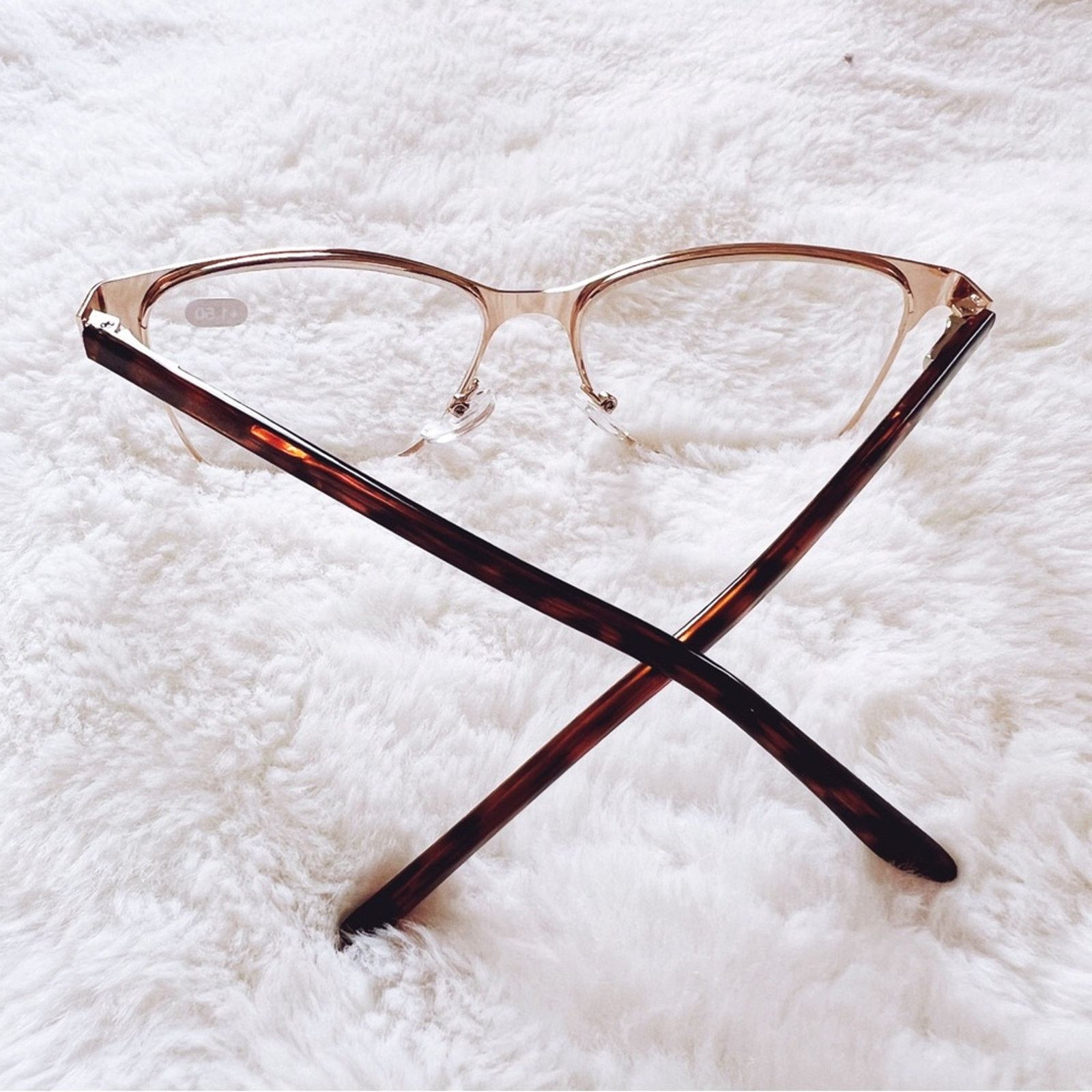 Other Esme Metallic Pink Classic Sleek Reader Glasses Size ONE SIZE - 7 Thumbnail