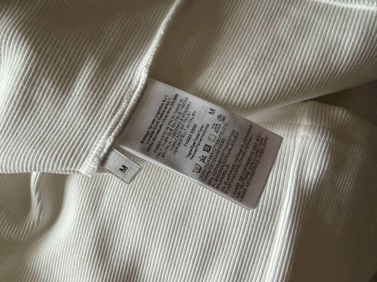 Bottega Veneta Bottega Veneta White ribbed Tank Top vest brand new large Size US L / EU 52-54 / 3 - 6 Thumbnail