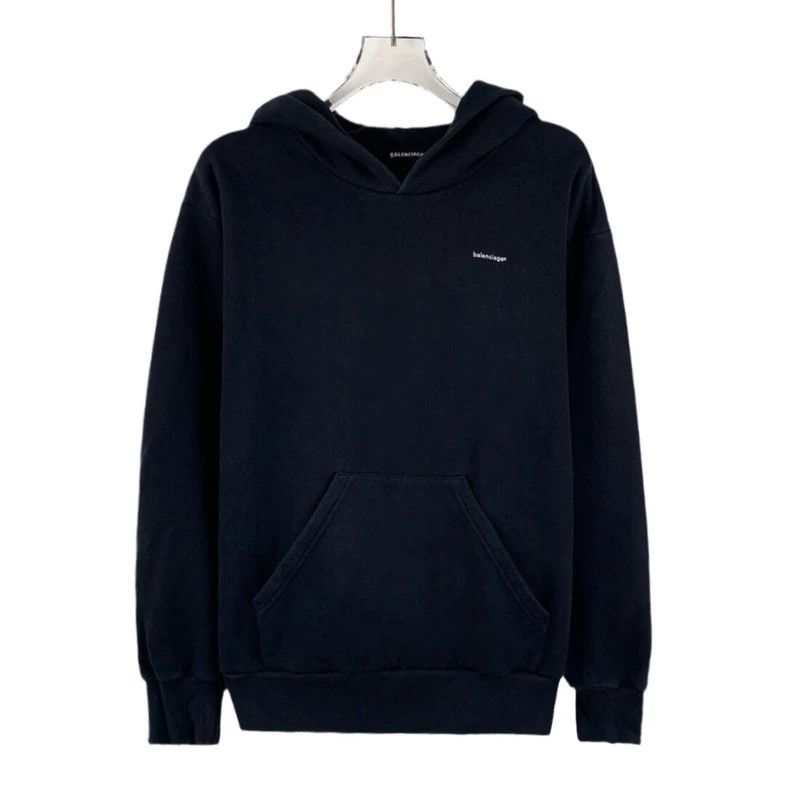 Balenciaga Balenciaga size 10 Black monogrammed embroidered cotton ho Size US XS / EU 42 / 0 - 1 Thumbnail