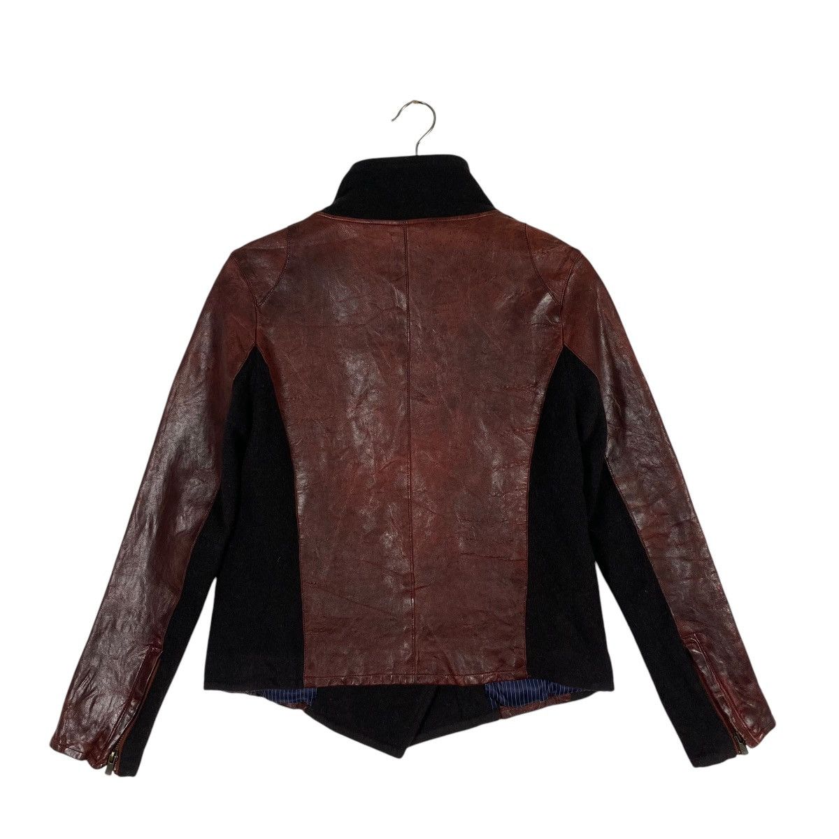 Johnbull × Leather × Vintage Vintage Johnbull Simple Leather Jacket Button M Size Size US M / EU 48-50 / 2 - 9 Thumbnail