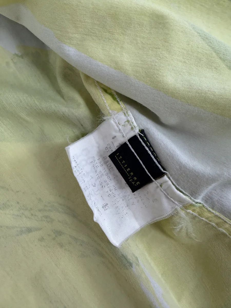 2000s Cavalli Overprint Green White Shirt
