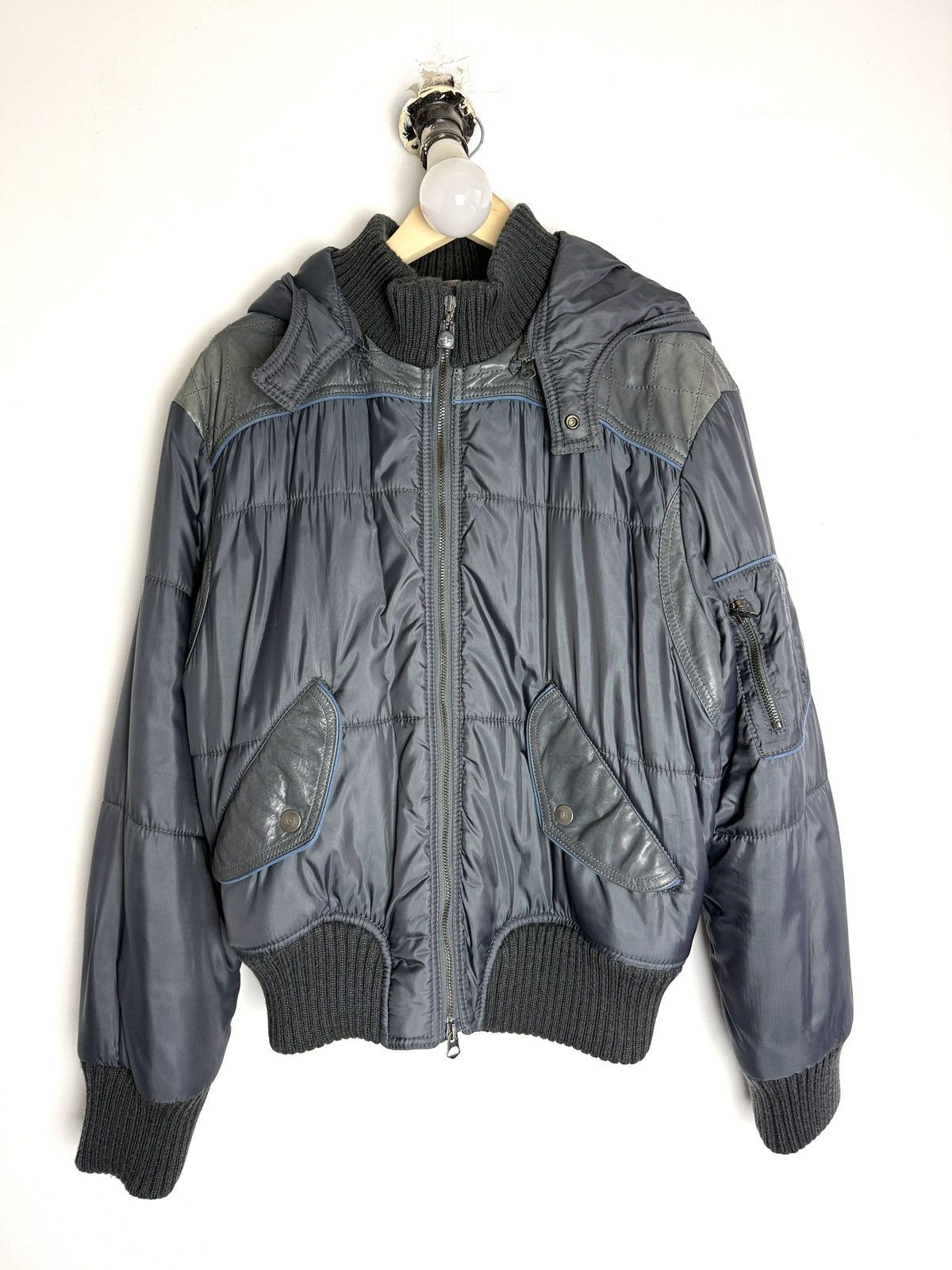 Armani 90s Armani Jeans Dragon Hide Bomber Size US M / EU 48-50 / 2 - 1 Thumbnail