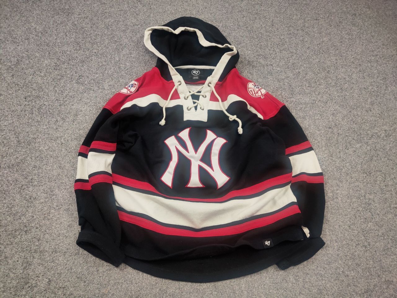 New York Yankees New York Yankees '47 Superior Lacer Pullover Hoodie Supreme Size US M / EU 48-50 / 2 - 3 Thumbnail