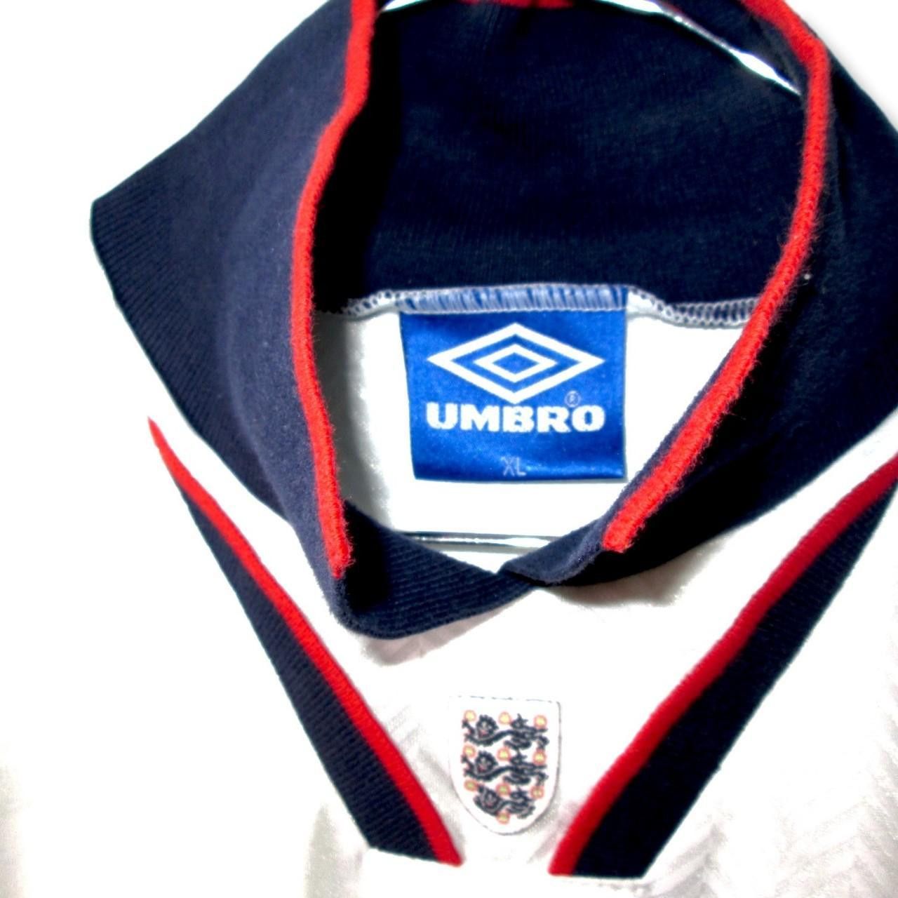 Umbro England 1994 1995 Euro Home shirt jersey Size US XL / EU 56 / 4 - 3 Thumbnail