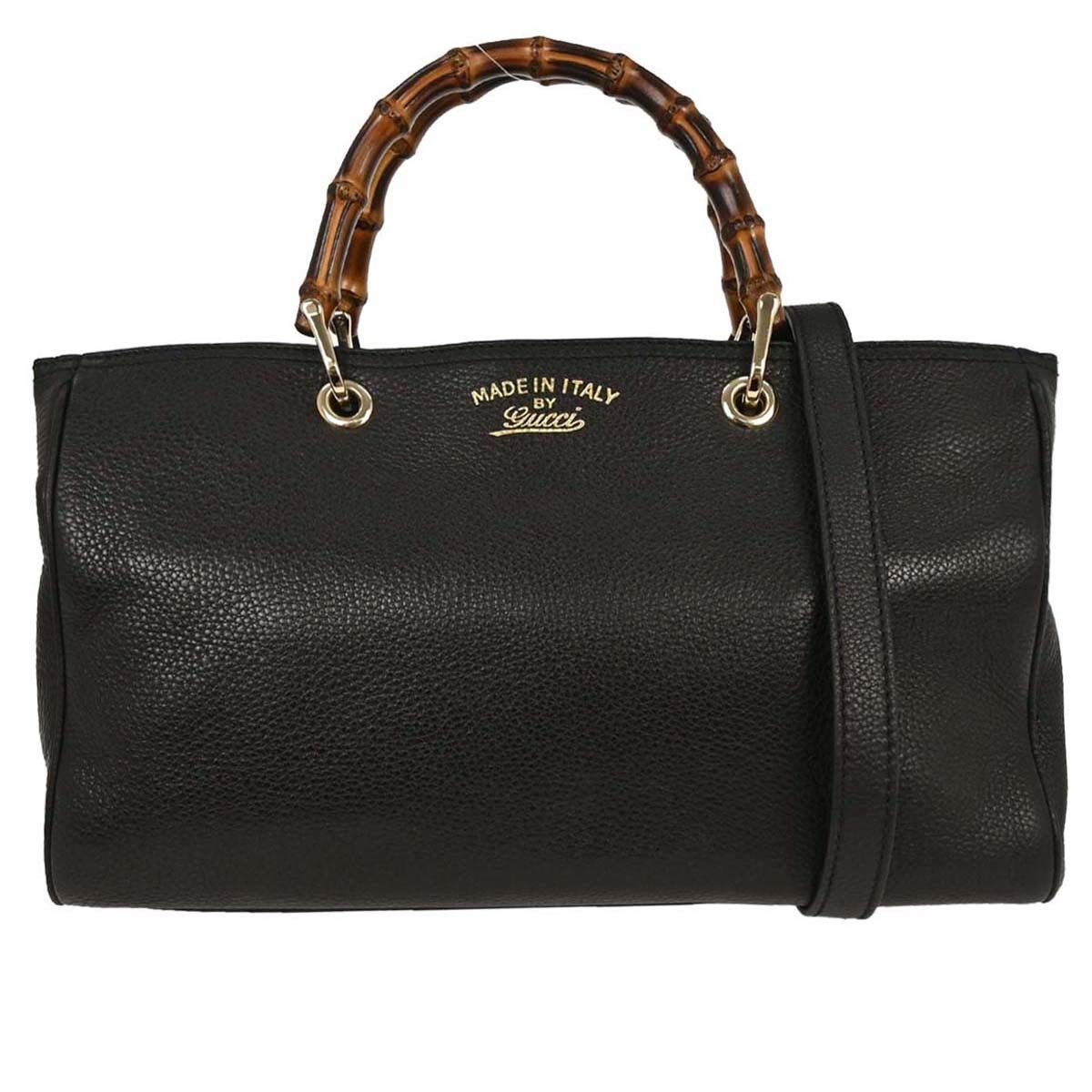 Gucci Gucci Bamboo Shopper Tote Leather Size ONE SIZE - 1 Thumbnail