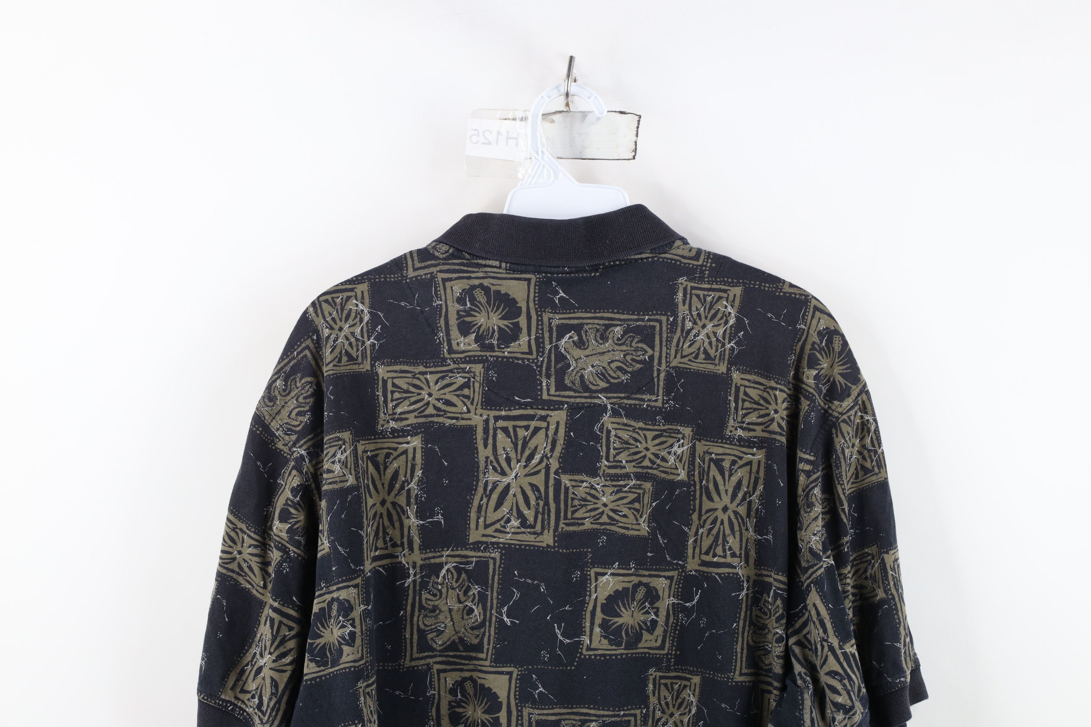 Vintage Vintage 90s Y2K Streetwear All Over Print Golf Polo Shirt Size US L / EU 52-54 / 3 - 10 Thumbnail