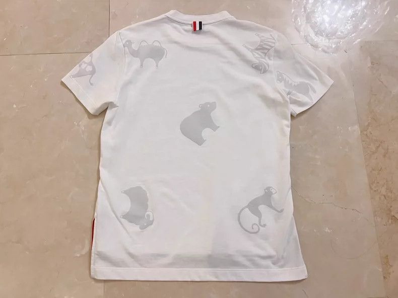 Thom Browne Thom browne Animal white short sleeves 2504-Nextarrow Size XS / US 0-2 / IT 36-38 - 3 Thumbnail