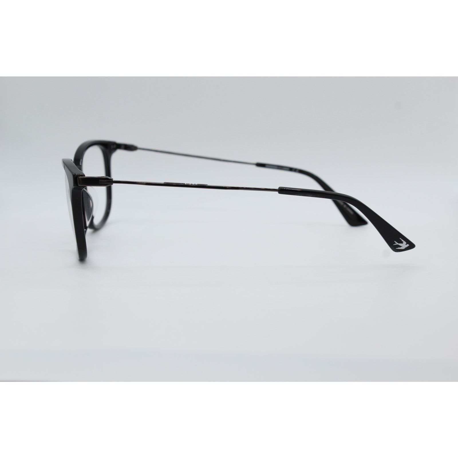 Alexander McQueen Alexander McQueen MQ0281OA Black Hybrid Eyeglasses 53-16-145 Size ONE SIZE - 4 Thumbnail