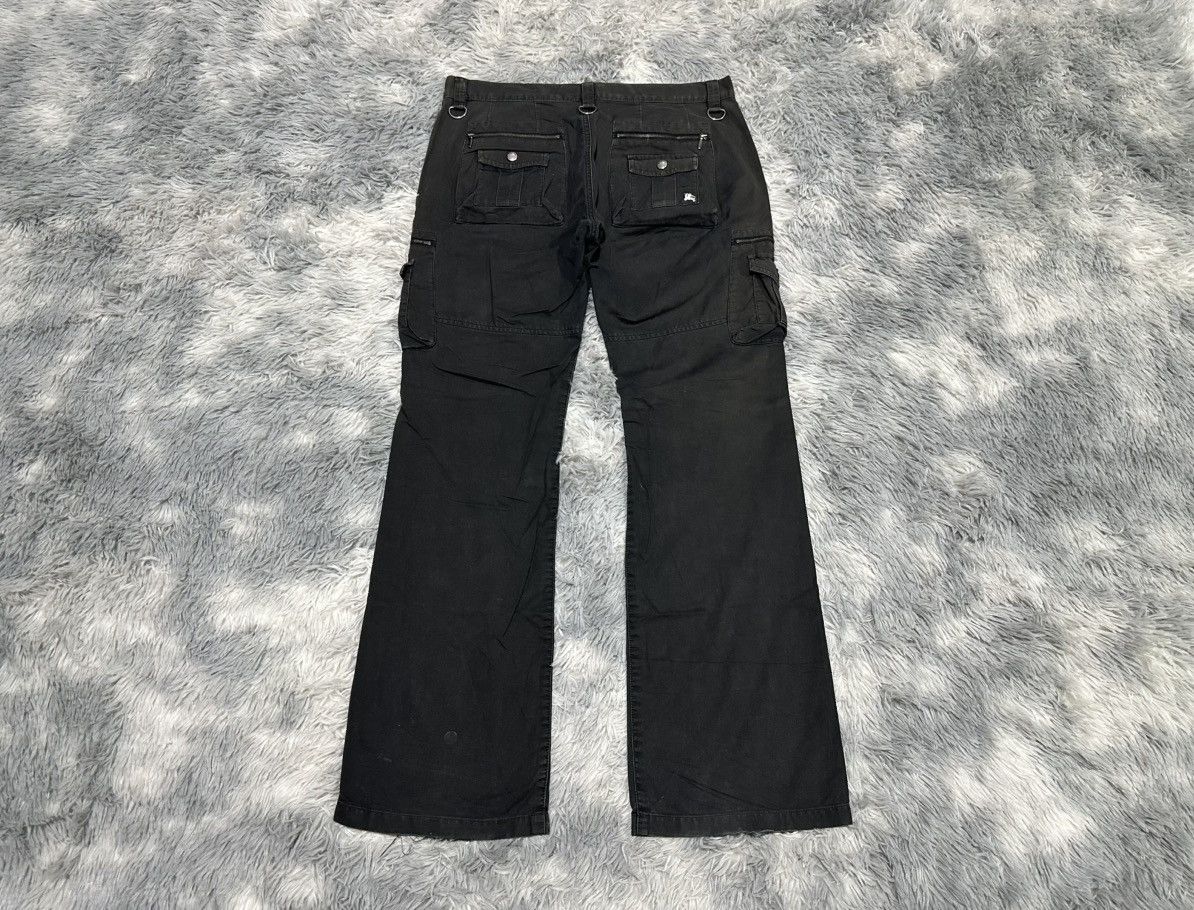 Burberry 🔥Y2K Burberry Black Label Flared Cargo Pants Multi Pockets Size US 34 / EU 50 - 6 Thumbnail