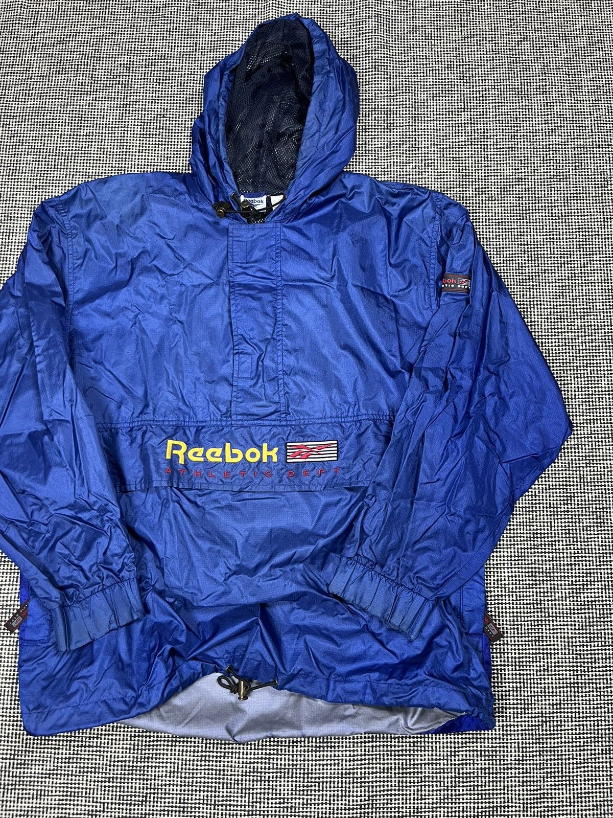 Reebok × Vintage Vintage 90s Reebok oversized anorak light jacket Size US L / EU 52-54 / 3 - 2 Thumbnail