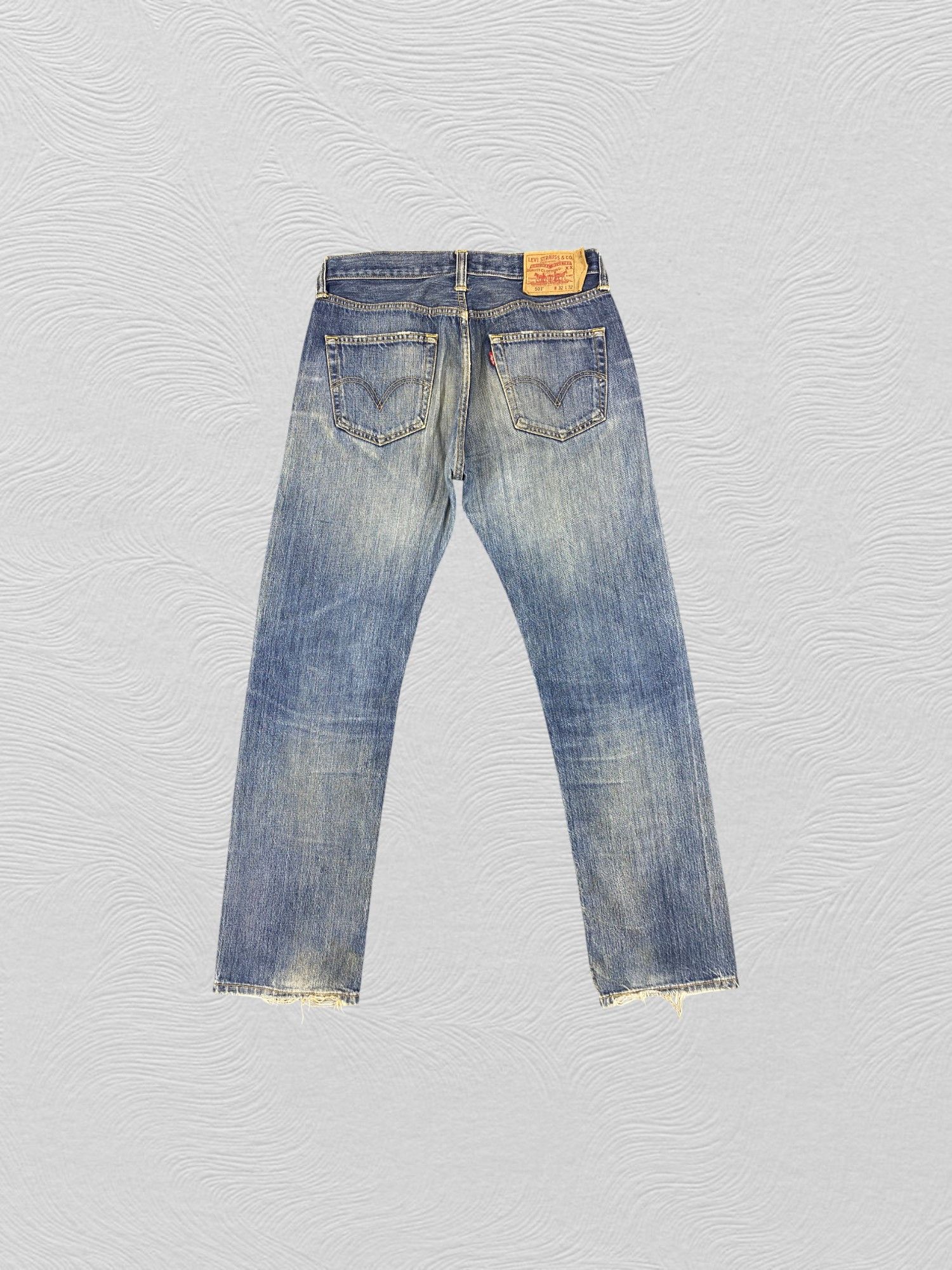 Japanese Brand Faded Blue Vintage Levi's 501 Jeans 33x32 Denim-JN2398 Size US 33 - 2 Thumbnail