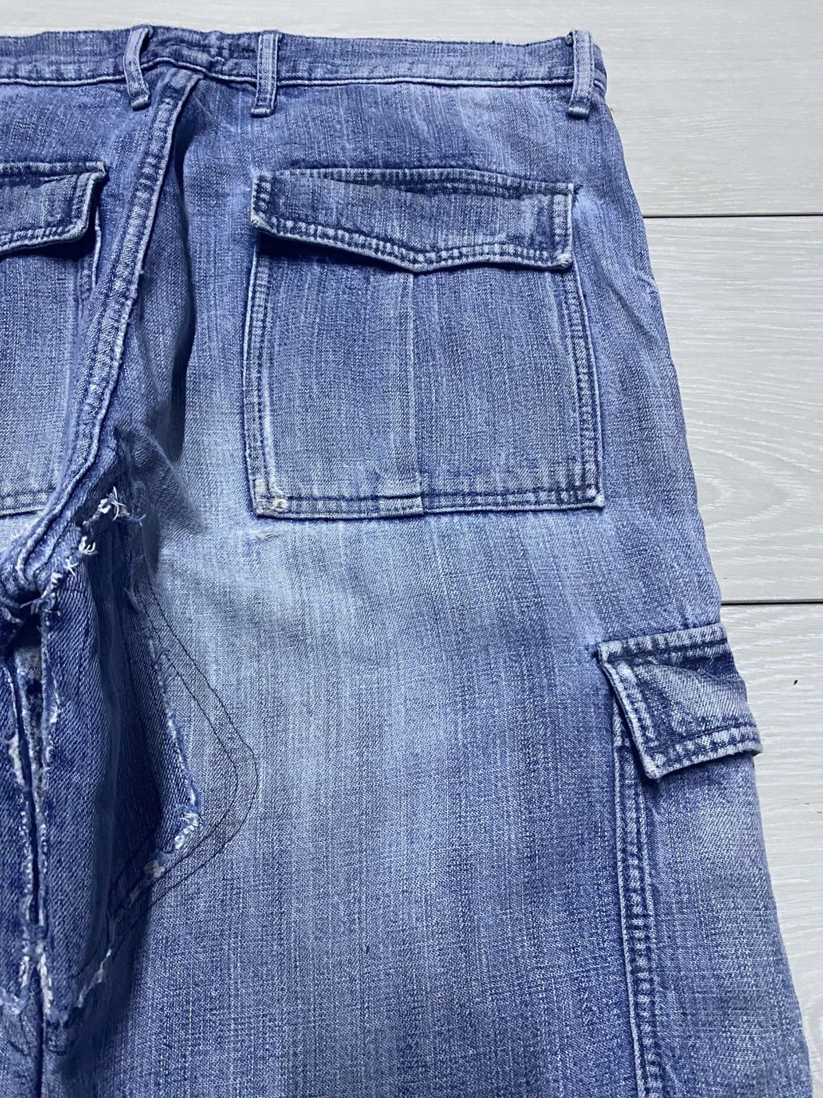 Big John Vintage Big john Workwear Cargo Baggy Pants Size US 33 - 10 Thumbnail