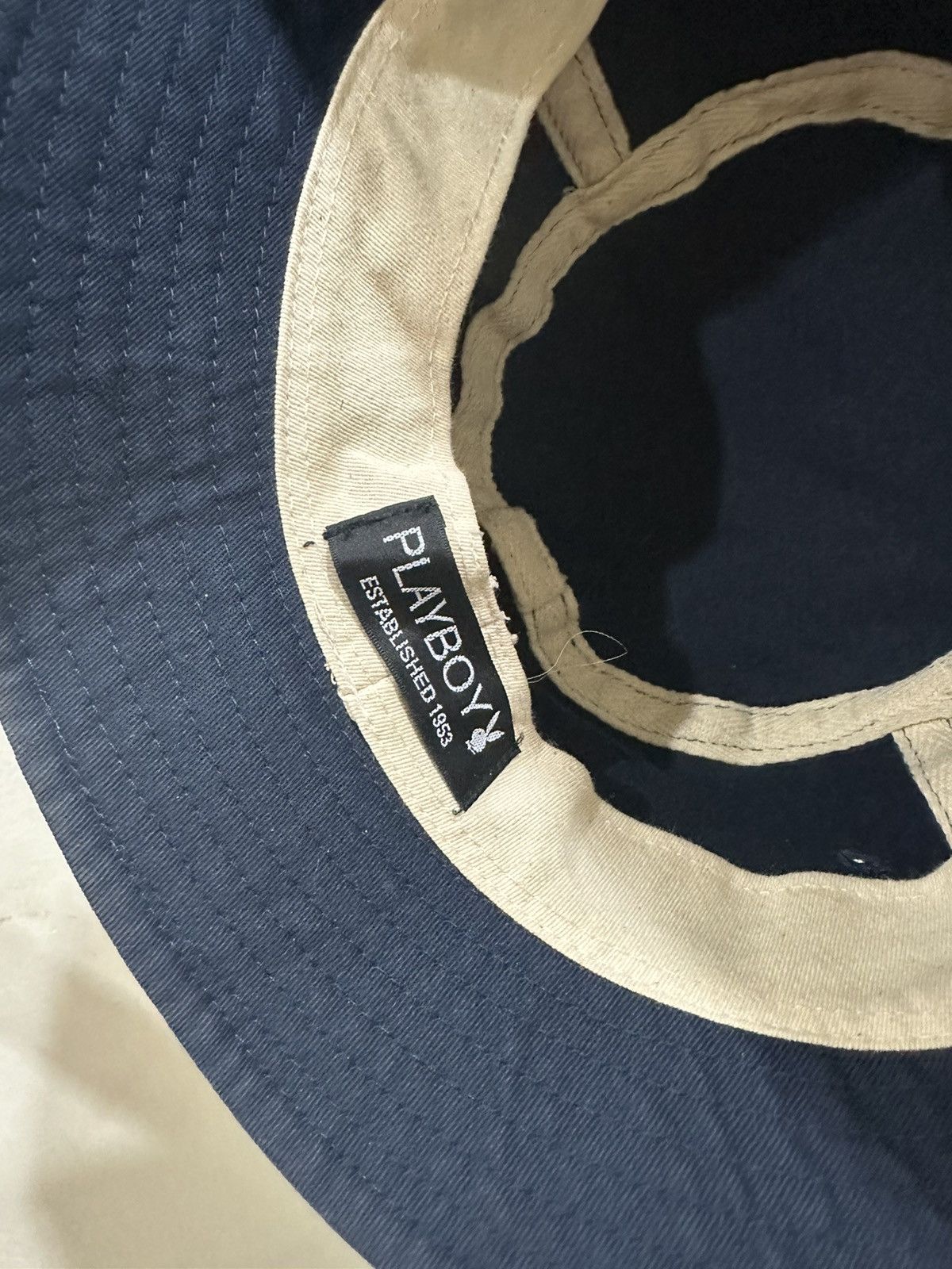 Playboy × Vintage VTG Sun Faded Playboy Bucket Hat Size ONE SIZE - 6 Thumbnail