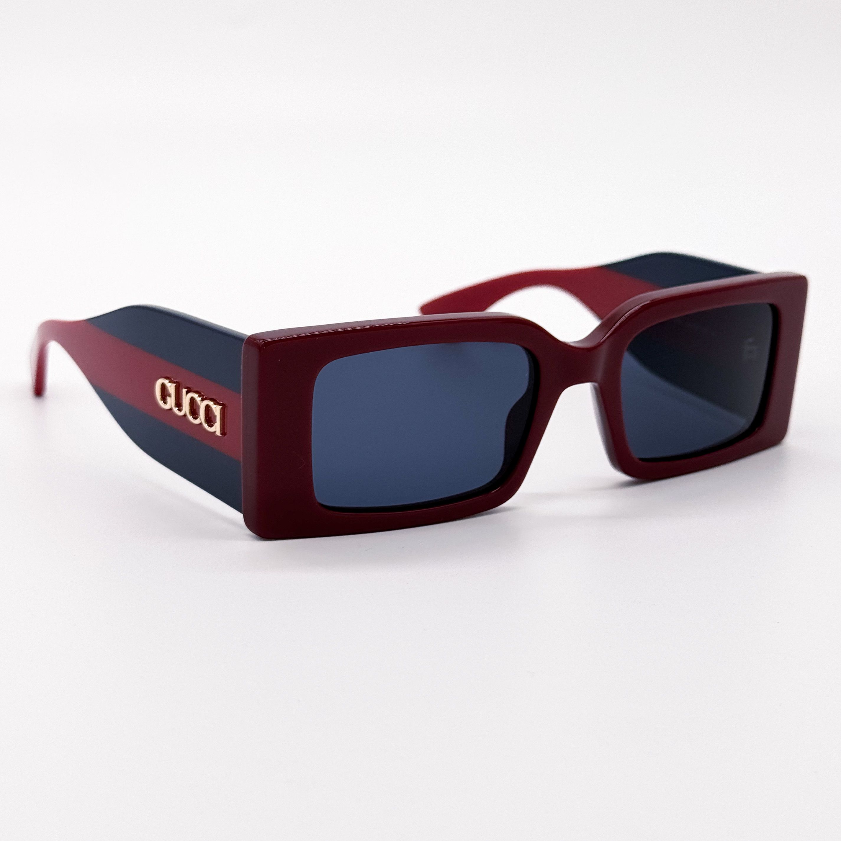 Gucci NEW GUCCI GG1860S 003 BURGUNDY/BLUE UNISEX SUNGLASSES GUCCI Size ONE SIZE - 4 Thumbnail