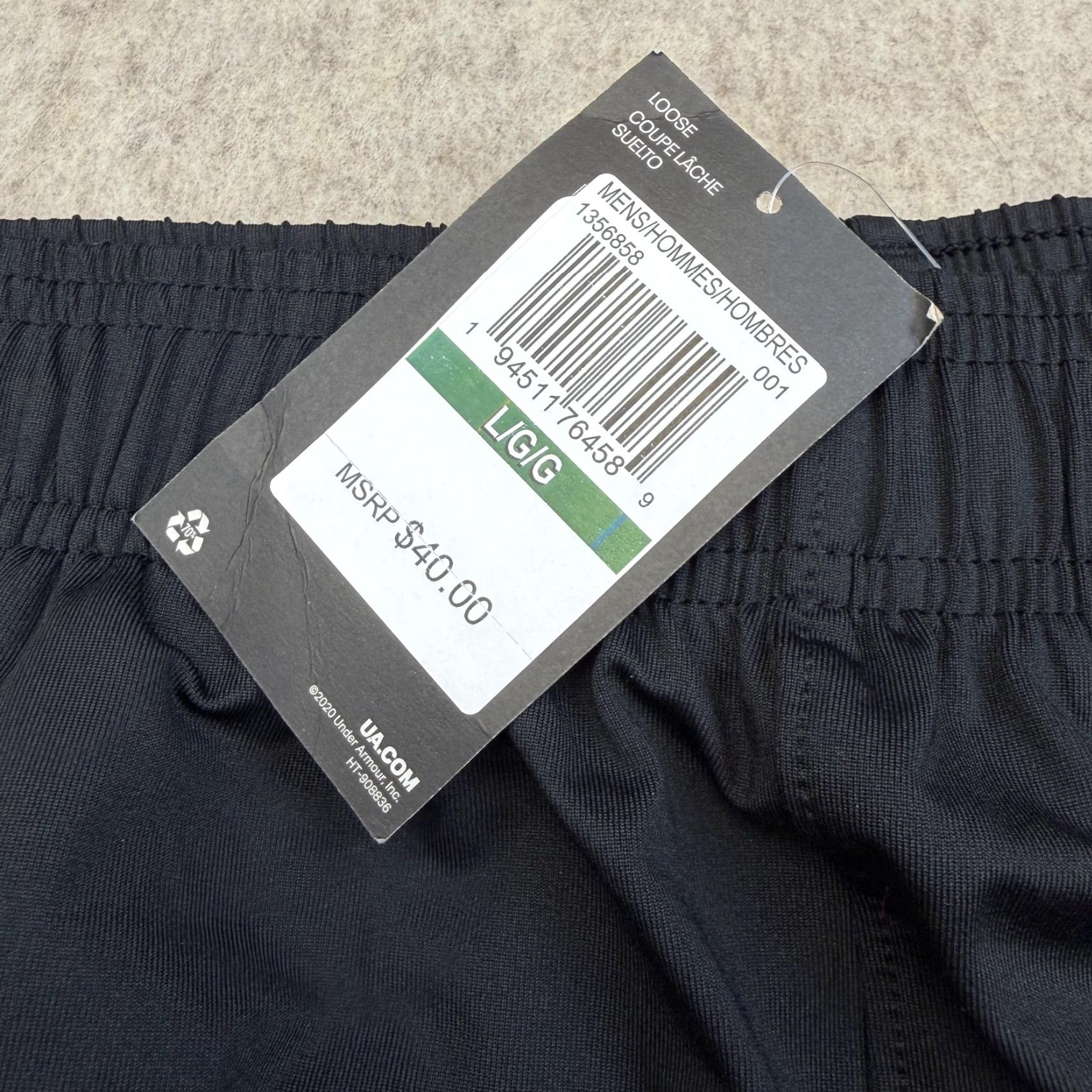 Under Armour Under Armour Shorts Mens Large Black Drive Lion Logo Athletic Training Gym Size US 33 - 5 Thumbnail