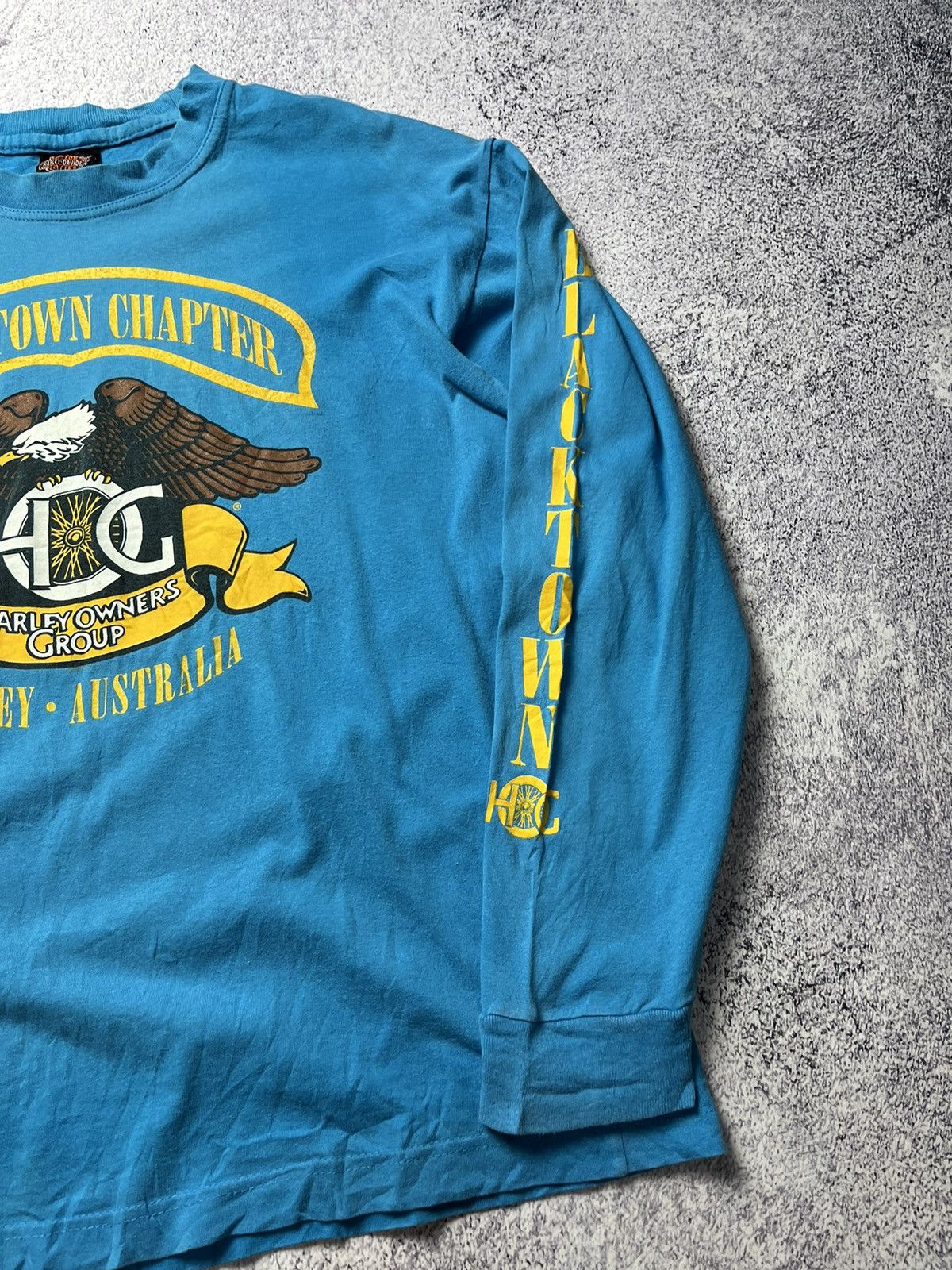 Harley Davidson × Vintage Vintage Harley Davidson Long Sleeve Blacktown 2004 Y2K Size US L / EU 52-54 / 3 - 9 Thumbnail