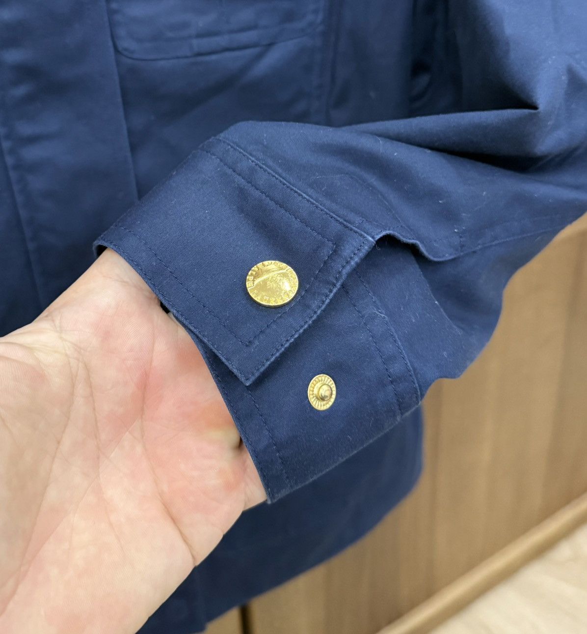 Ralph Lauren Vintage Ralph Lauren Navy Blue Jacket Womens Short Trench Size M / US 6-8 / IT 42-44 - 4 Thumbnail