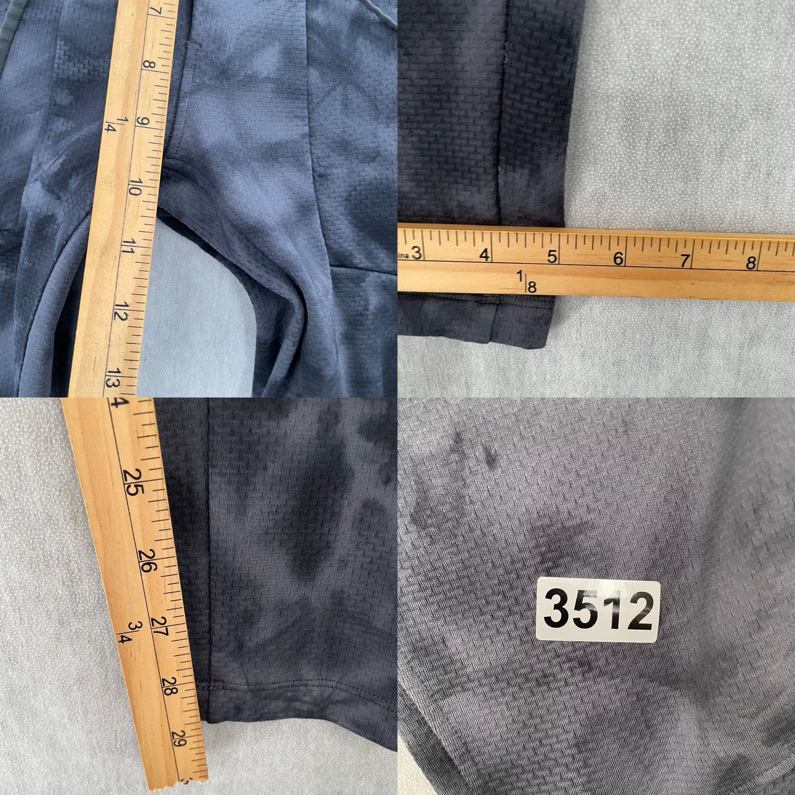 Lululemon Lululemon Pants Adult Small Blue Textured Tech Pant Diamond Dye Active Mens S Size US 29 - 8 Thumbnail