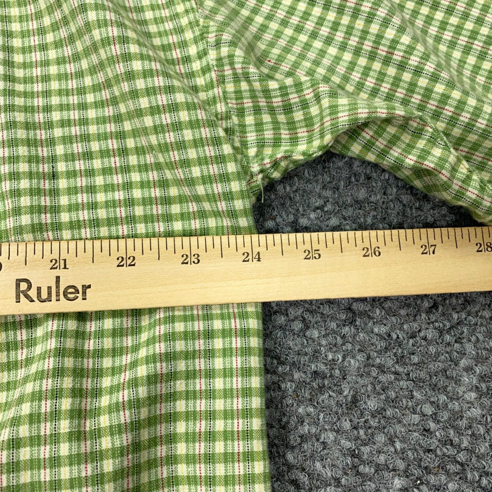 Bally VINTAGE Island Force Shirt XL Green Plaid Button-Up Short Sleeve Casual Outdoor Mens Size US XL / EU 56 / 4 - 7 Thumbnail