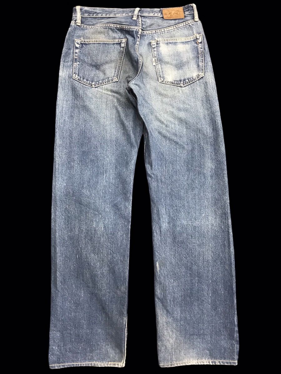 EIGHT-G × Japanese Brand EIGHT G Selvedge Sturdy Distressed Jeans F16 Size US 30 / EU 46 - 2 Thumbnail