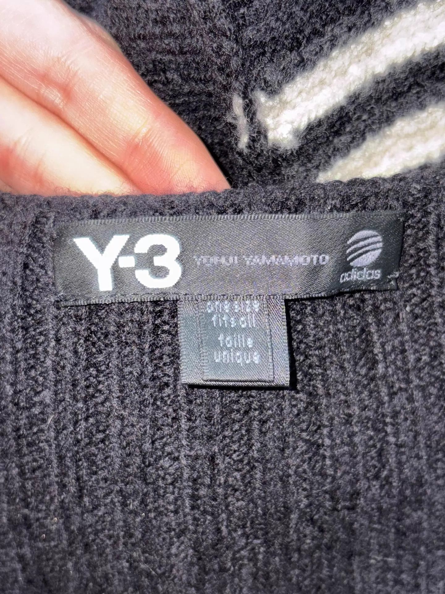 Y-3 Y3 Vintage Versatile Knit Wool Cape Sweater Size ONE SIZE - 4 Thumbnail