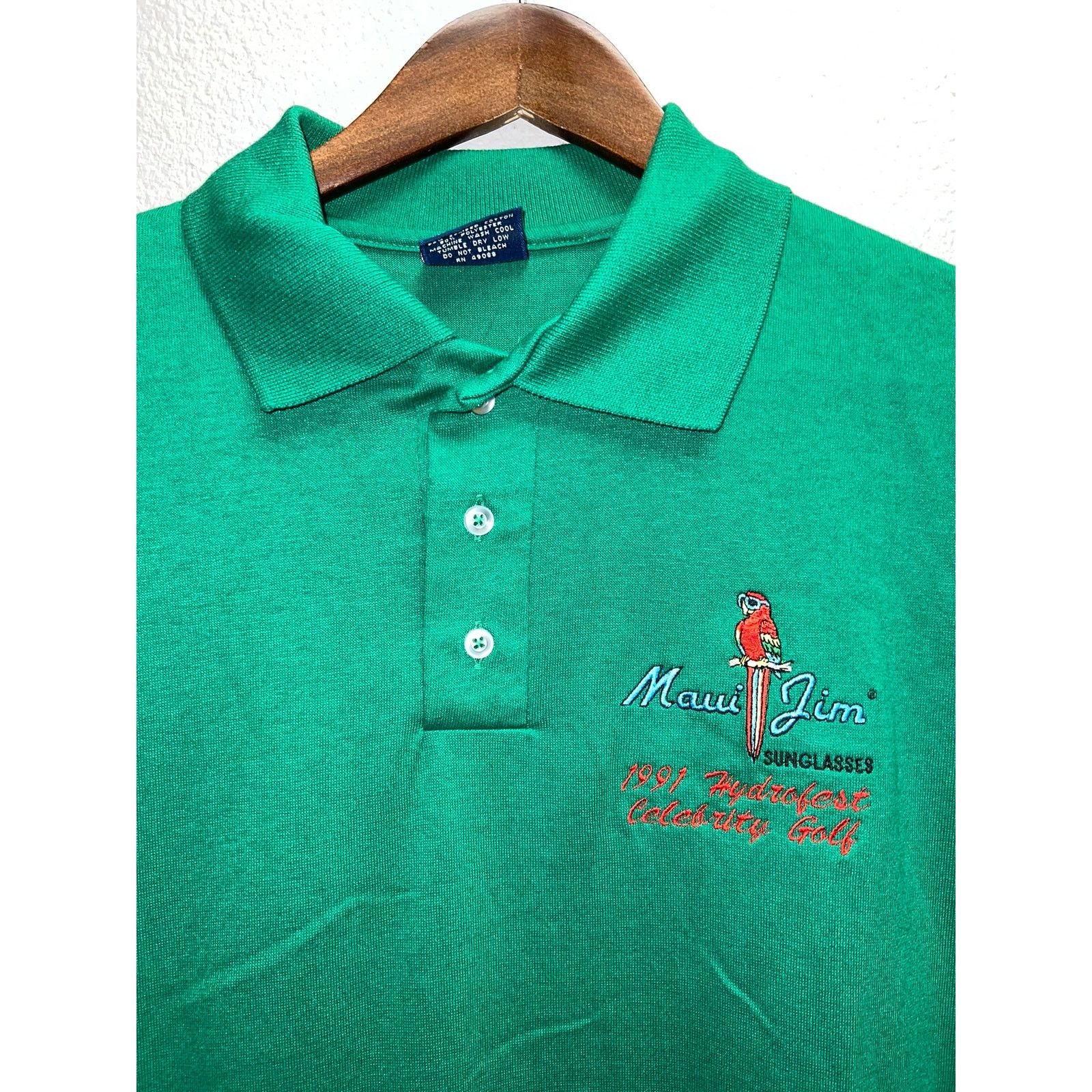 Vintage Vintage Maui Jim Polo Shirt Hydrofest Celebrity Golf Golfing Size US L / EU 52-54 / 3 - 2 Thumbnail