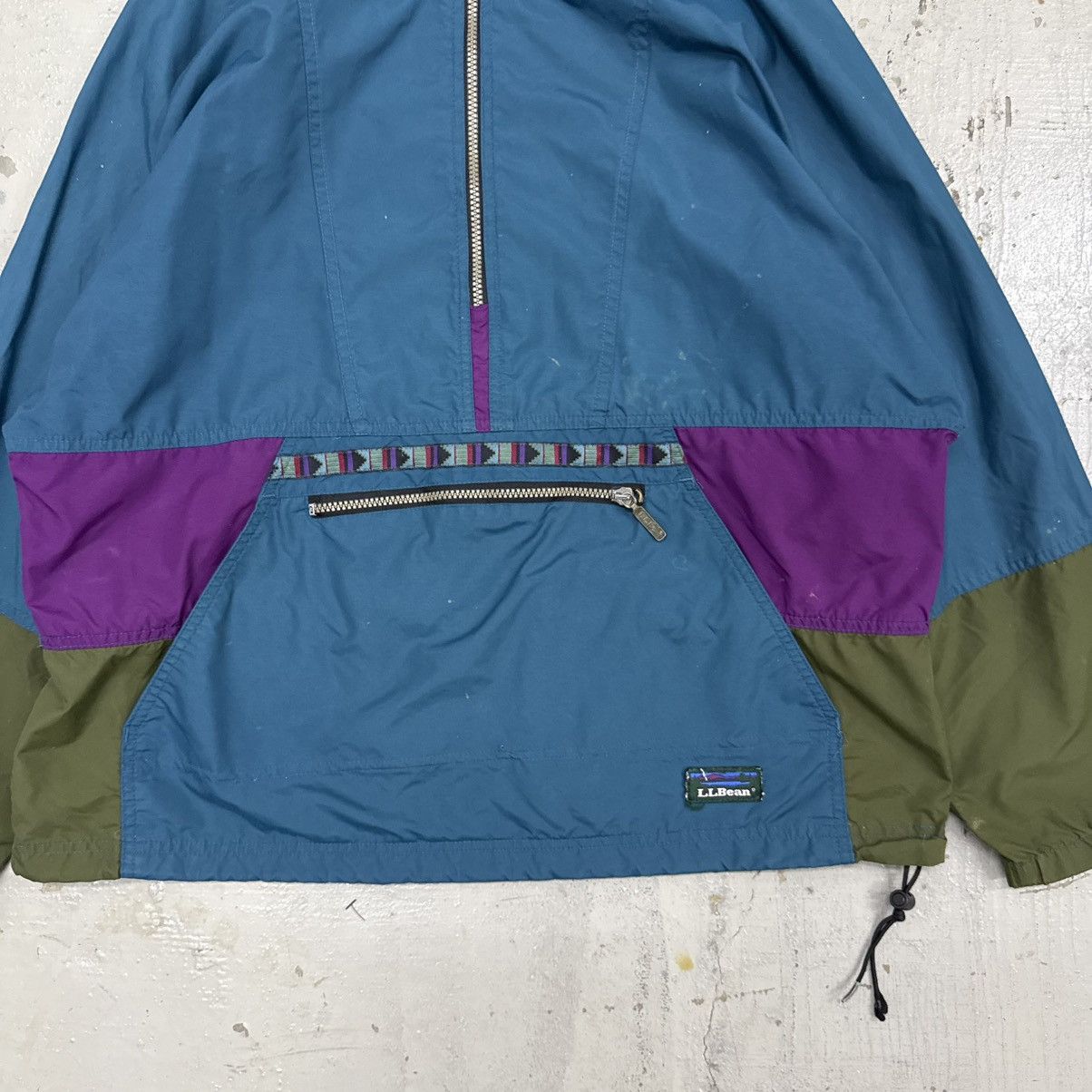 L.L. Bean Vintage L.L Bean Anorak Pullover Half Zipper Jacket Size US L / EU 52-54 / 3 - 2 Thumbnail