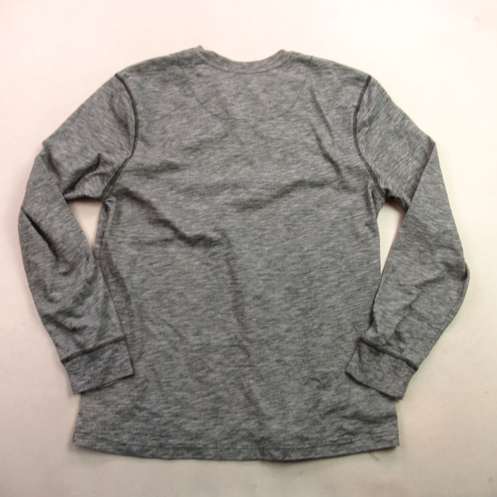 Tommy Bahama Tommy Bahama Sweater Mens Medium Long Sleeve Pullover Gray Henley Shirt Pullover Authentic Casual Knit Logo Button Crew Neck All Seasons Regular Fit Size US M / EU 48-50 / 2 - 4 Thumbnail