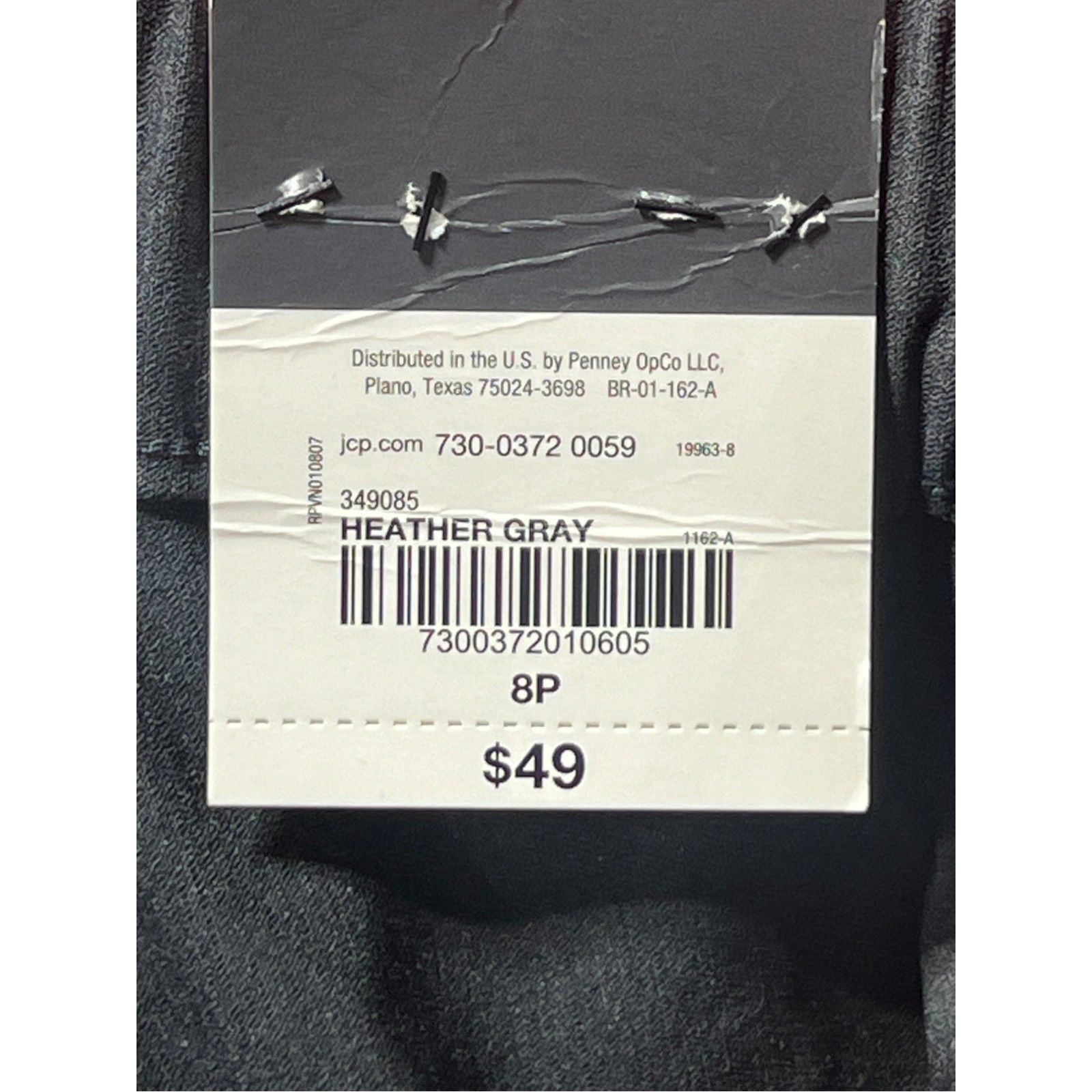 Worthington Worthington - Women's Mid-Rise Slim Leg Pants - Heather Gray Size 30" / US 8 / IT 44 - 9 Thumbnail