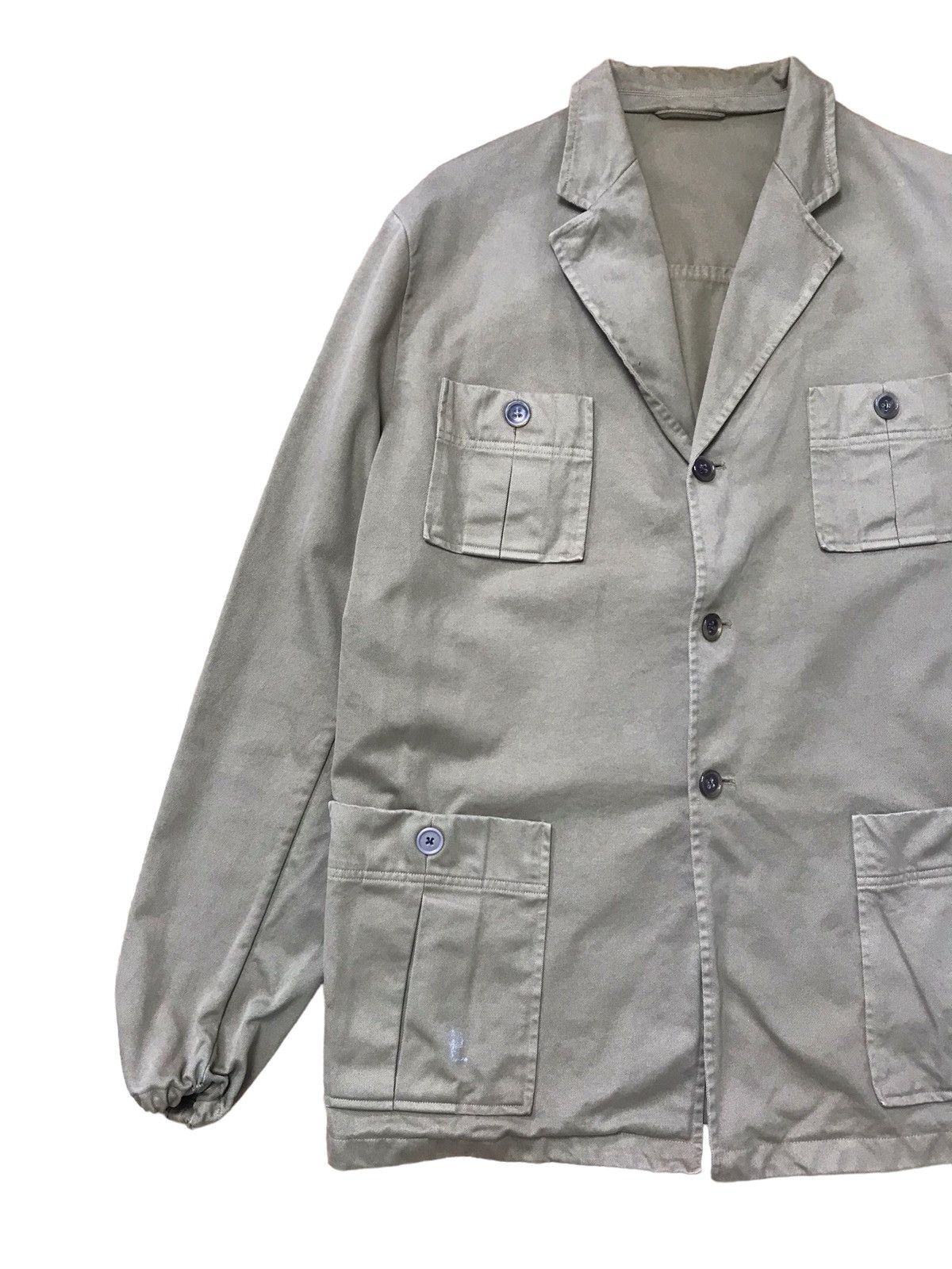 Jil Sander × Raf Simons Jil Sander Chambray 4 Pocket Lapel Work Jacket Size US L / EU 52-54 / 3 - 2 Thumbnail