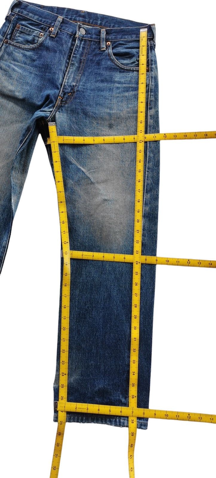 Jean Levis 502 Selvedge Looklike HystericGlamour Size US 30 / EU 46 - 11 Thumbnail