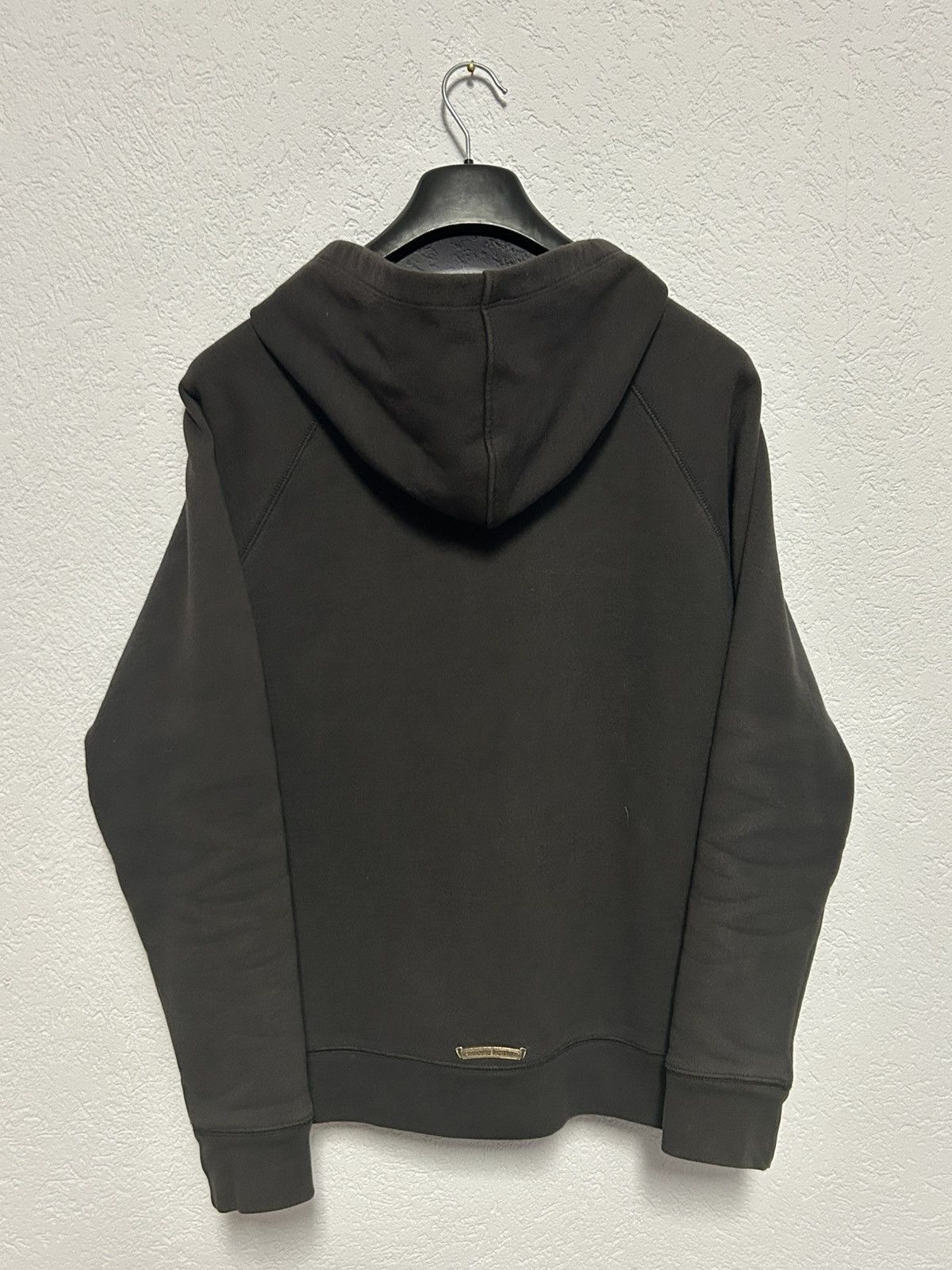 Chrome Hearts Paperjam Cross Patch Zip Up Hoodie Black