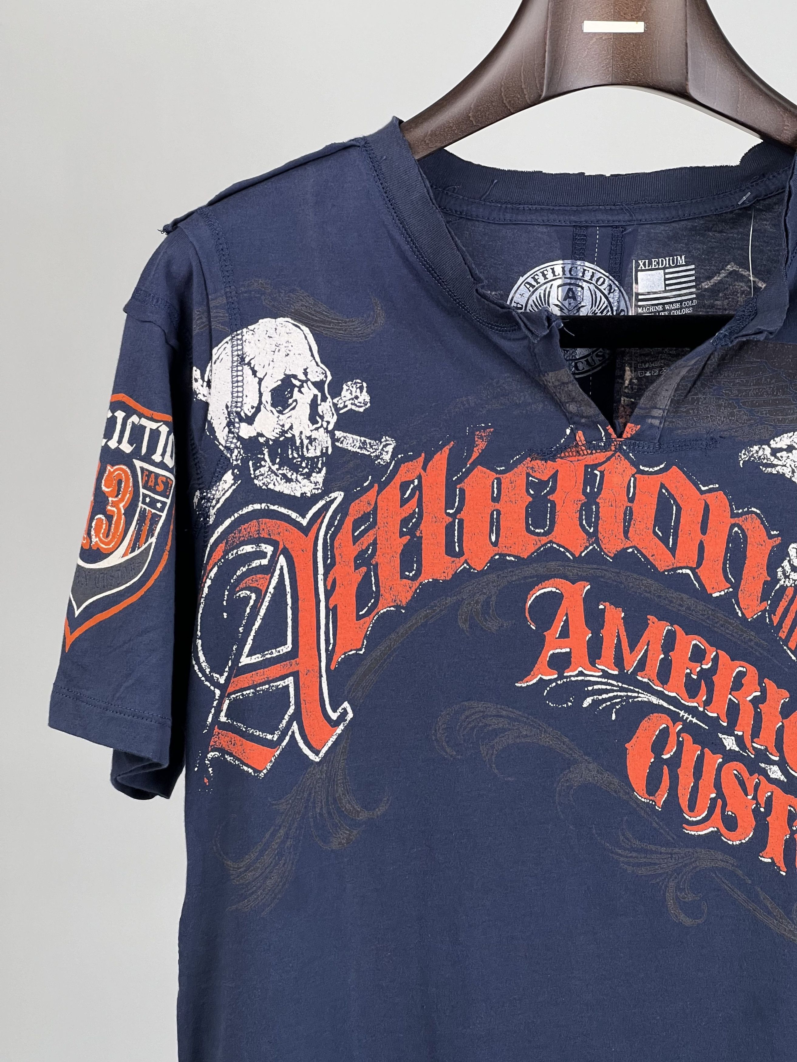 Affliction Brand new AMERICAN CUSTOMS SS TEE Size US XL / EU 56 / 4 - 9 Thumbnail